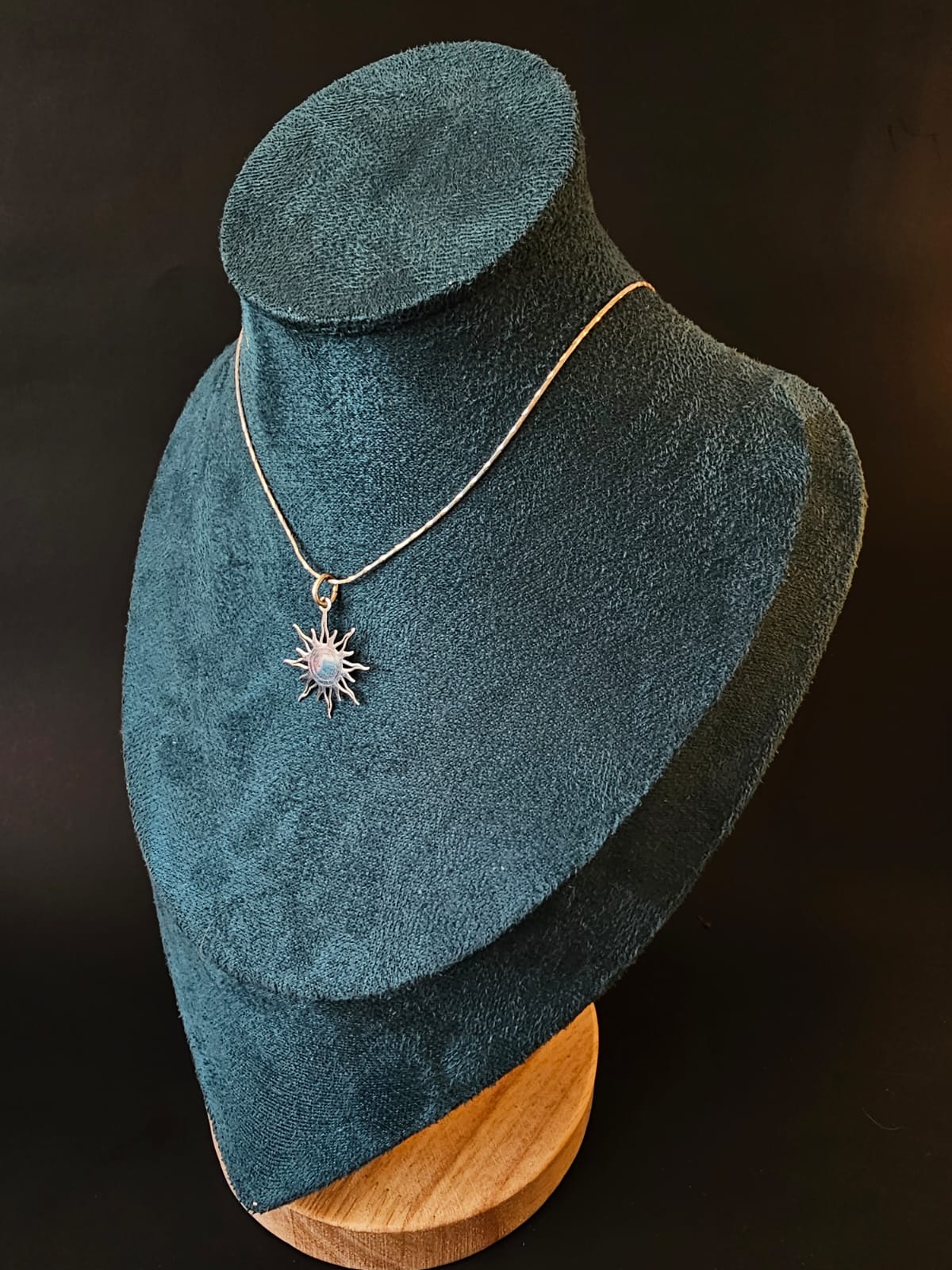 Collar con dije de estrella plata 925