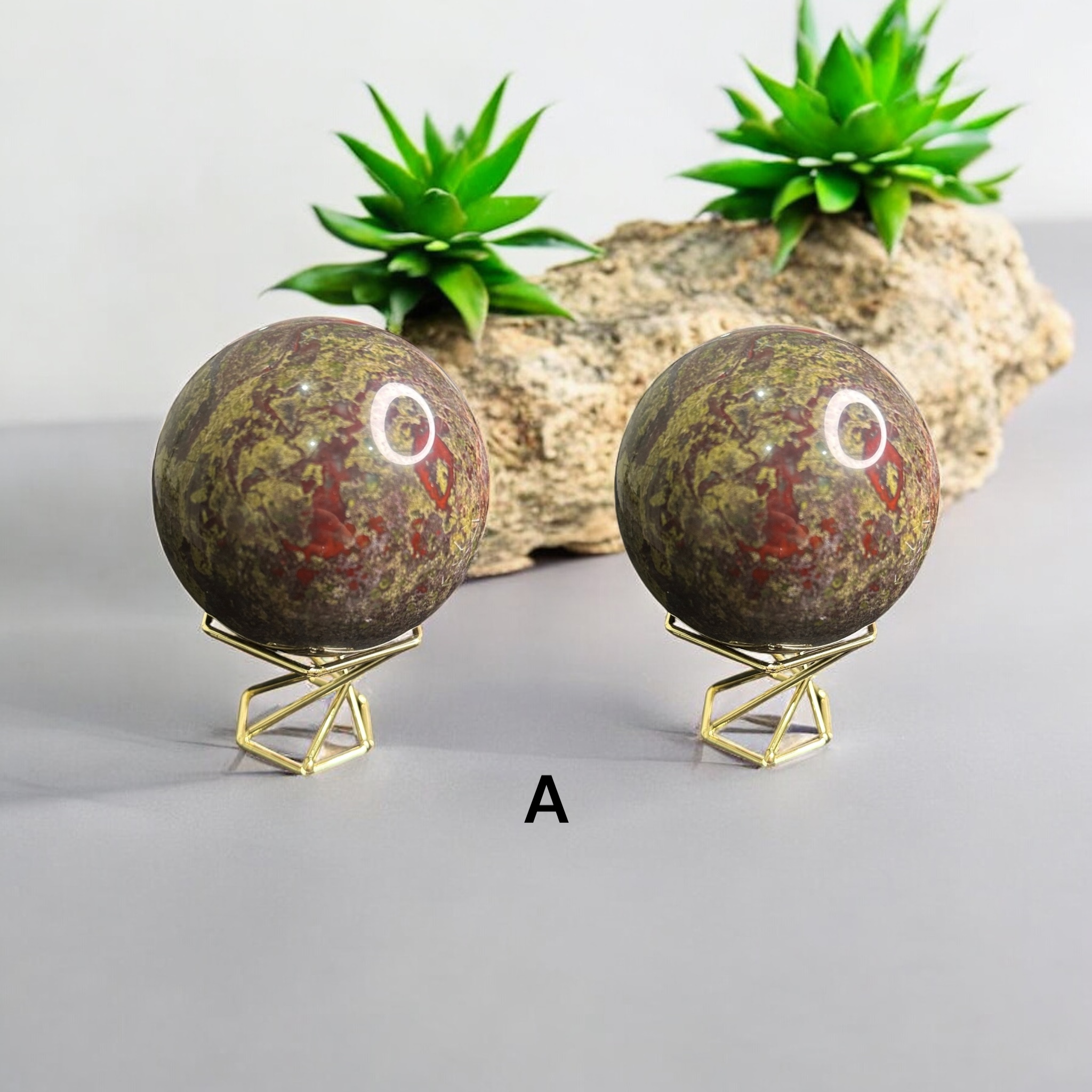 Dragon Blood Jasper Sphere