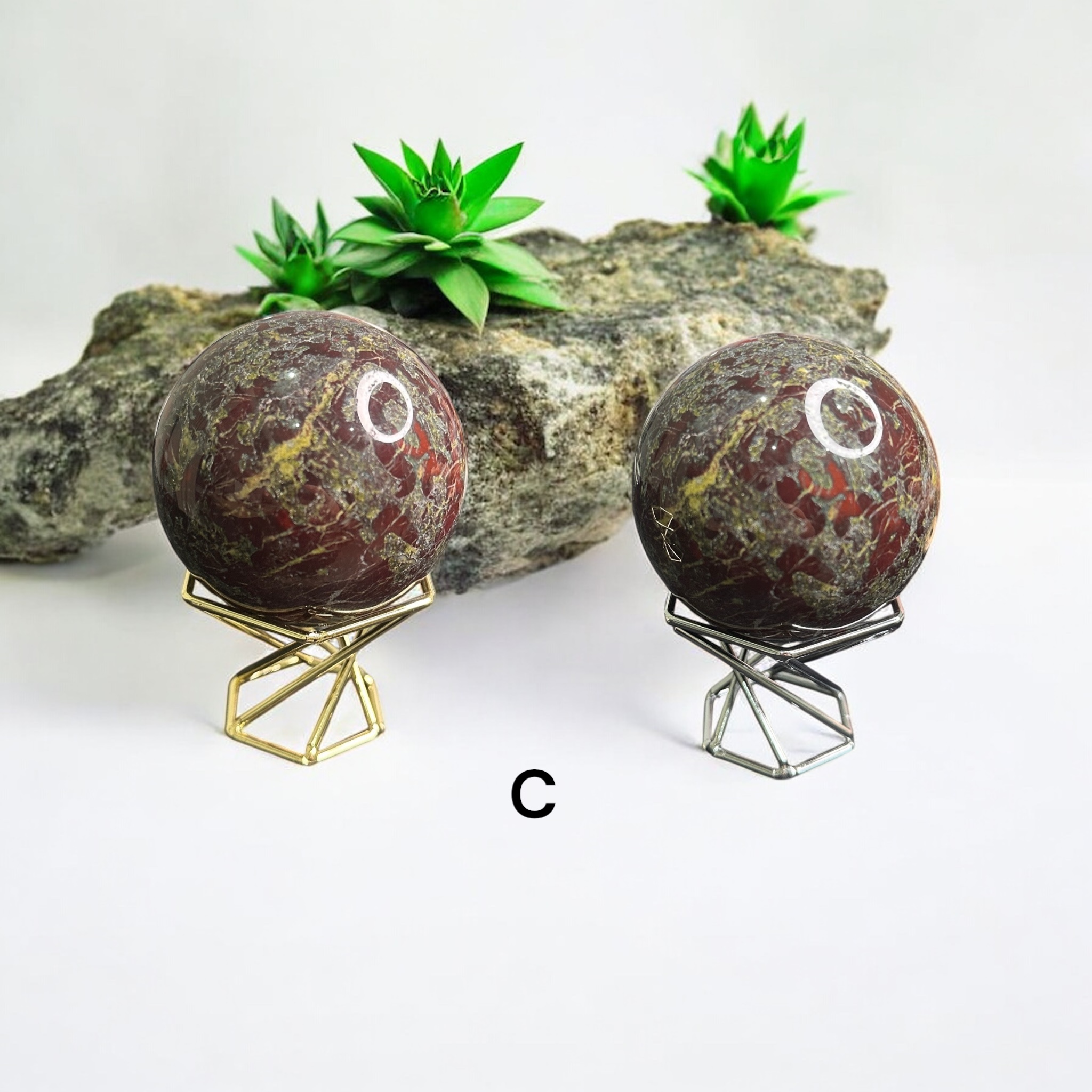Dragon Blood Jasper Sphere