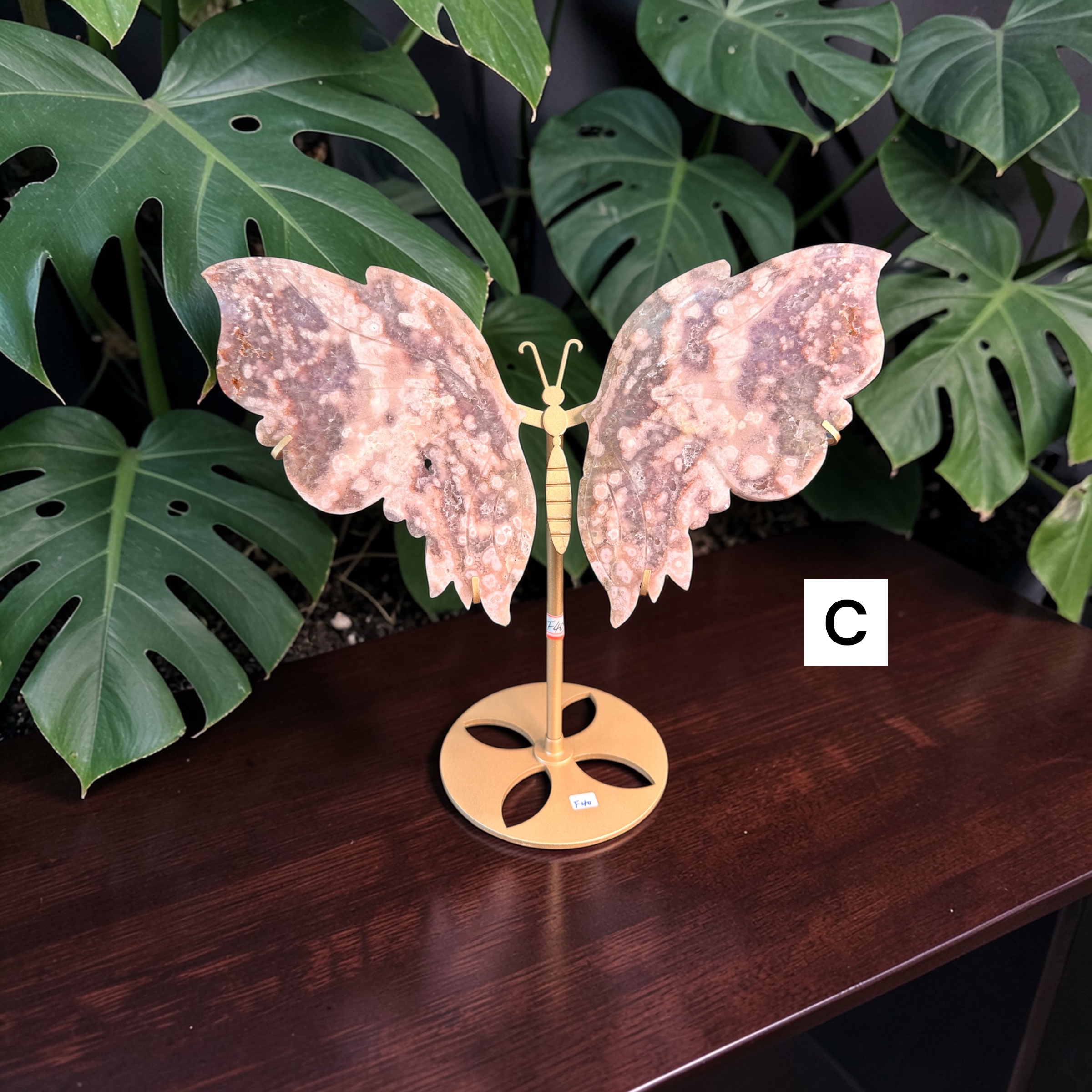 Pink Amethyst Wings (Large)