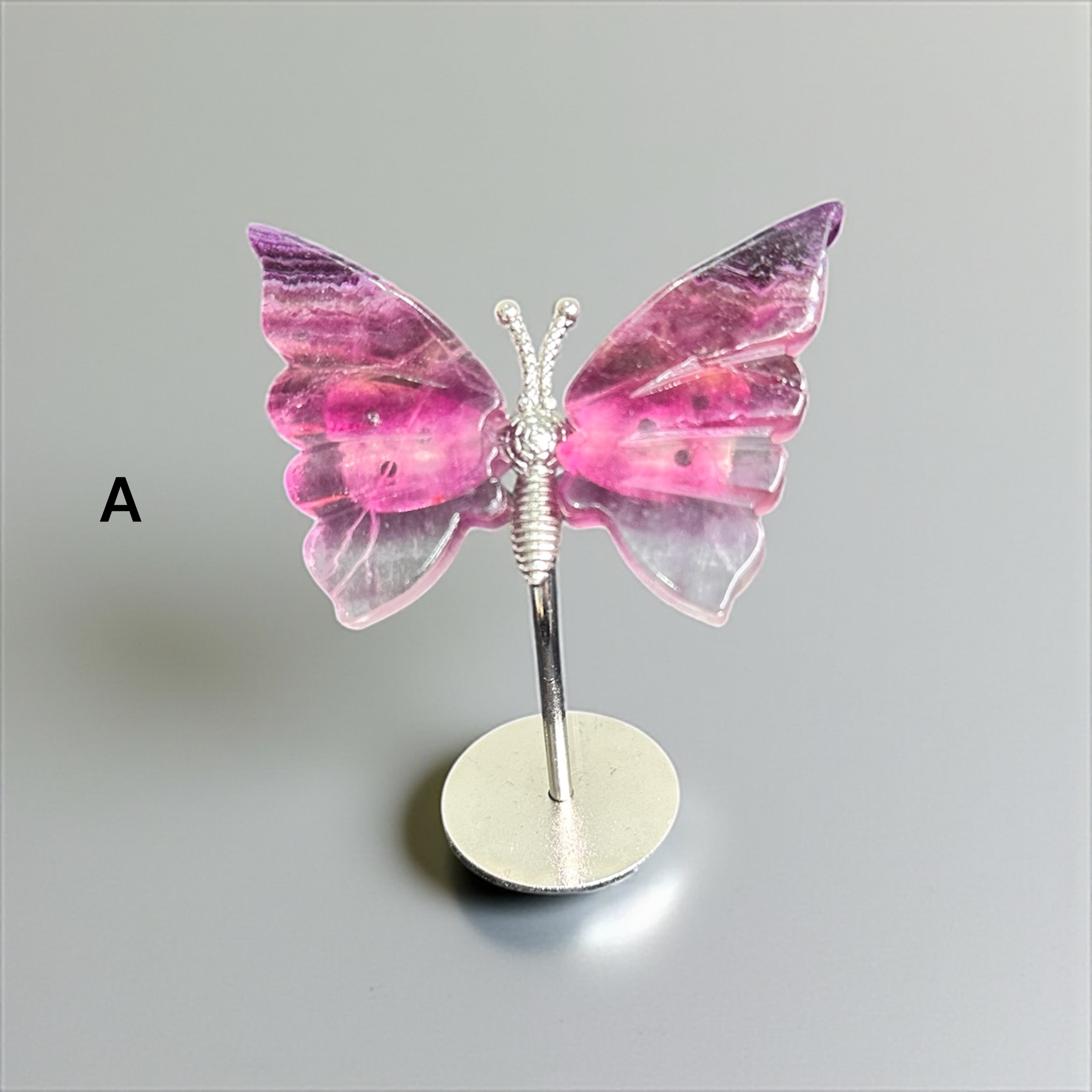 Rainbow Fluorite Mini Butterfly 