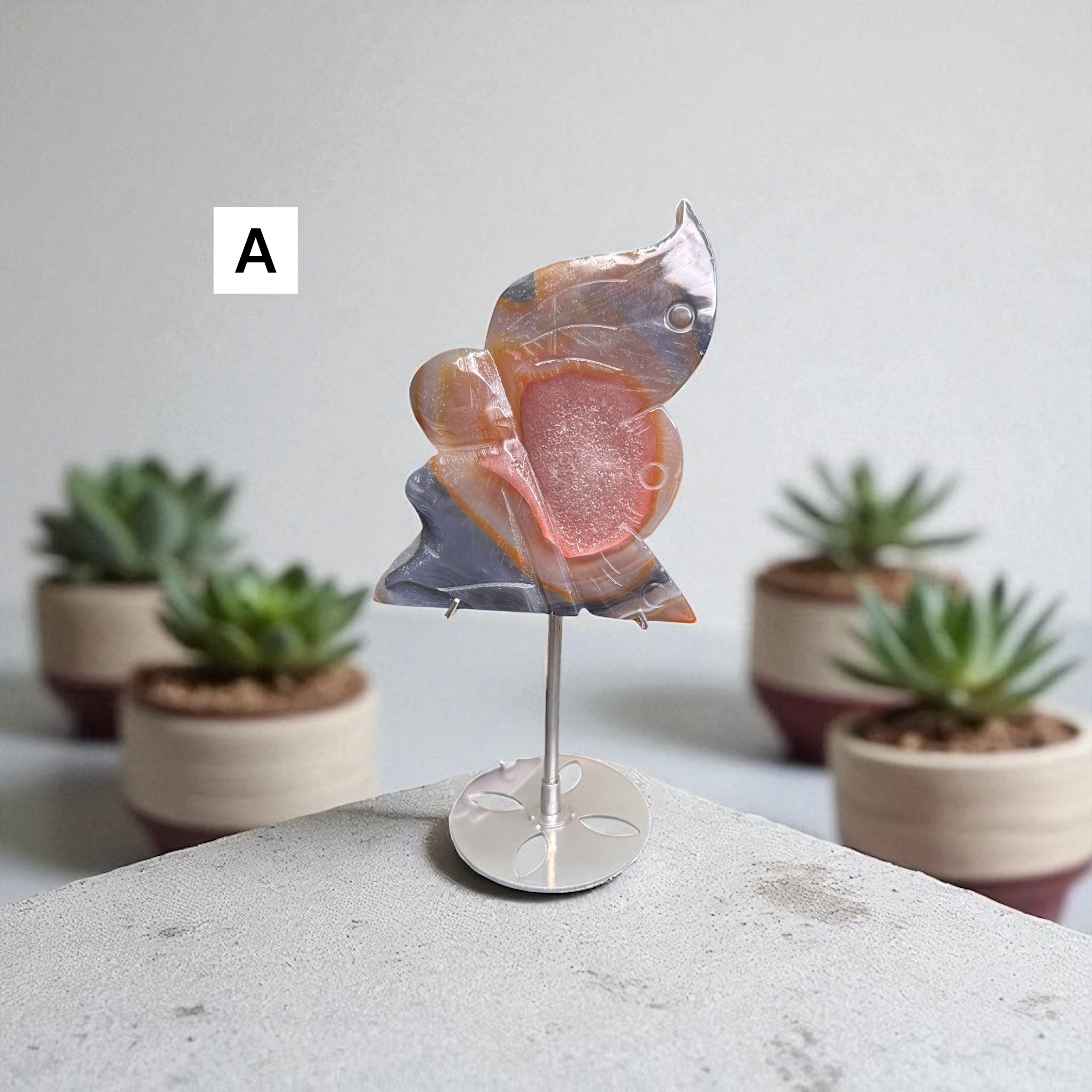 Druzy Agatę Fairies 