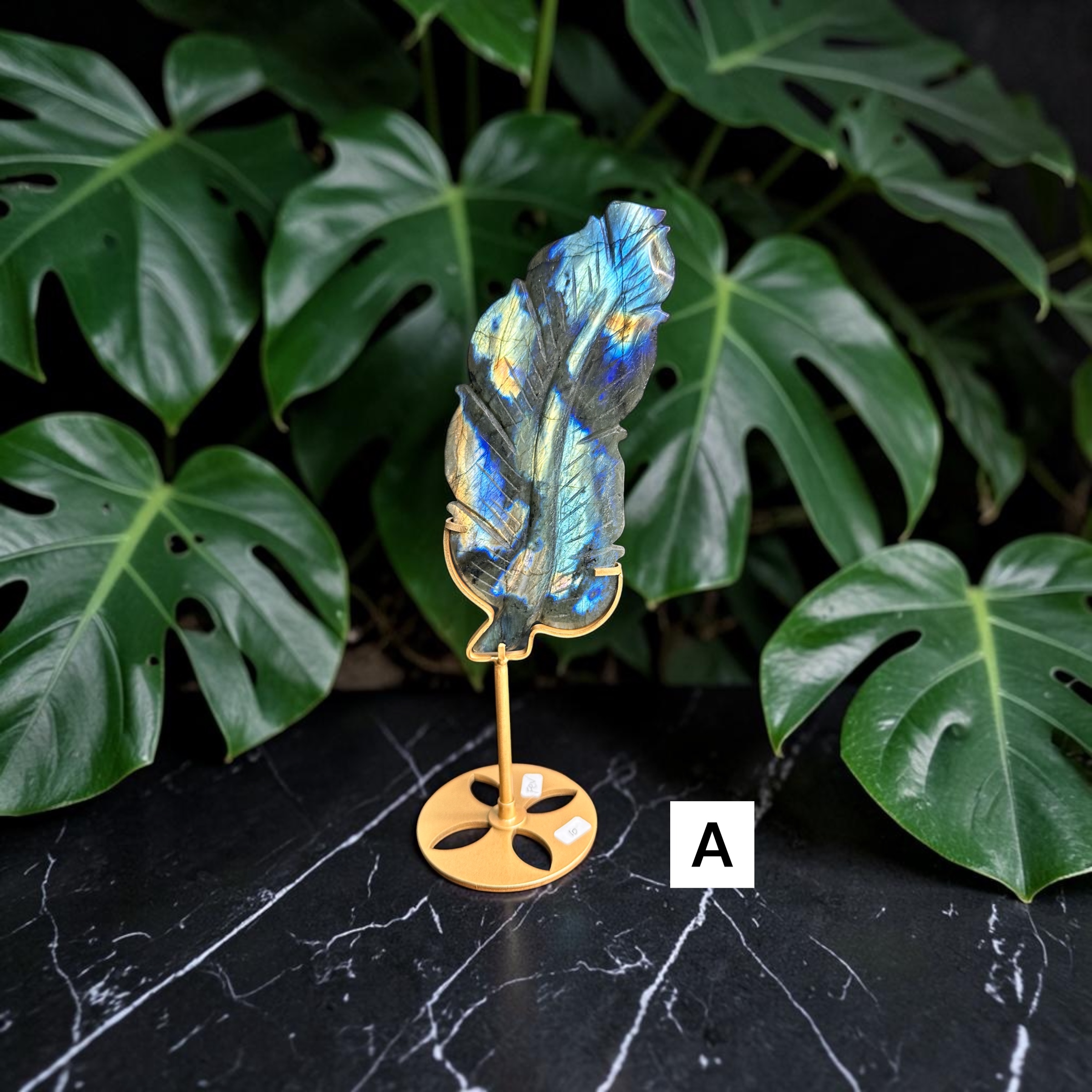 Labradorite Leaves 