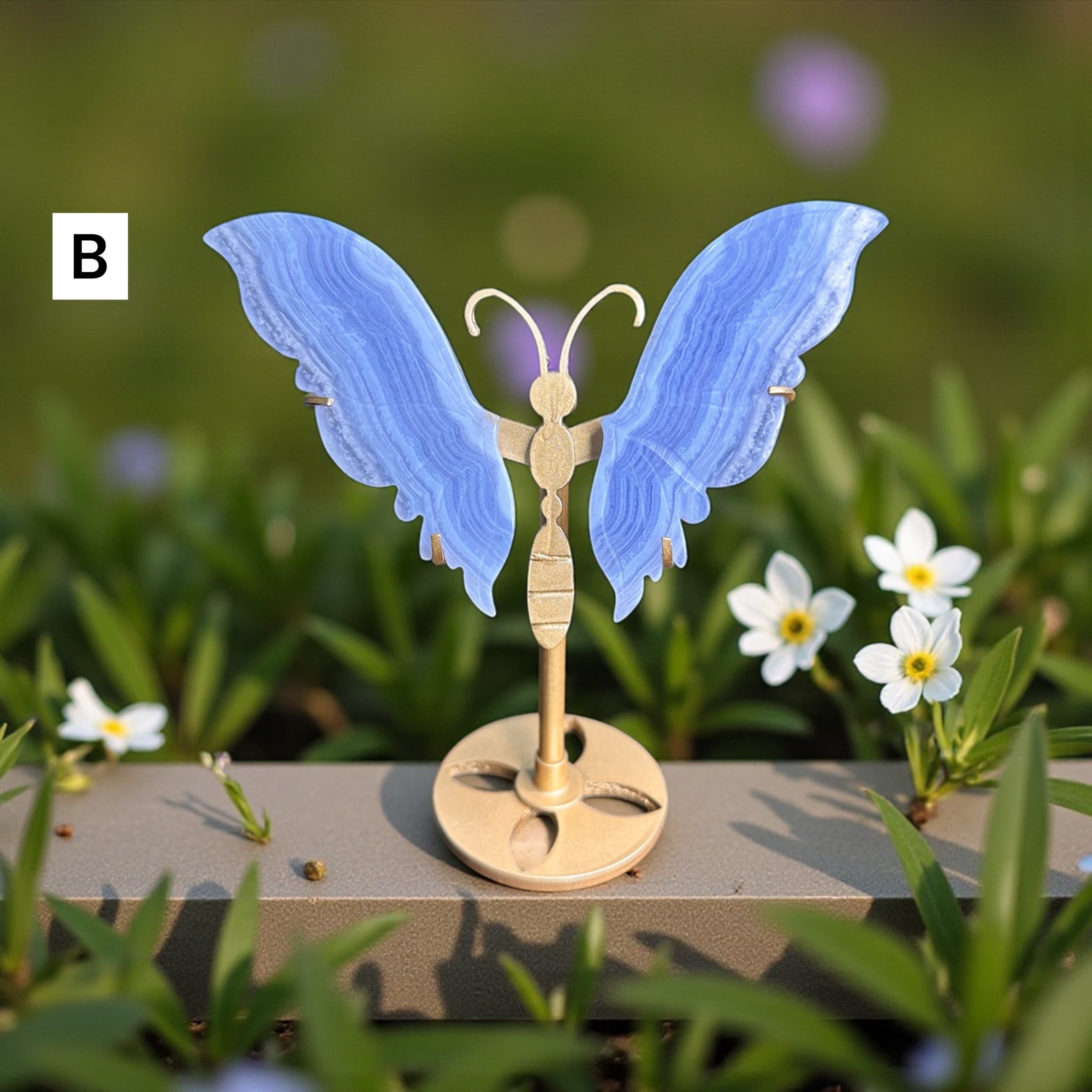 Blue Lace Agate Wings 