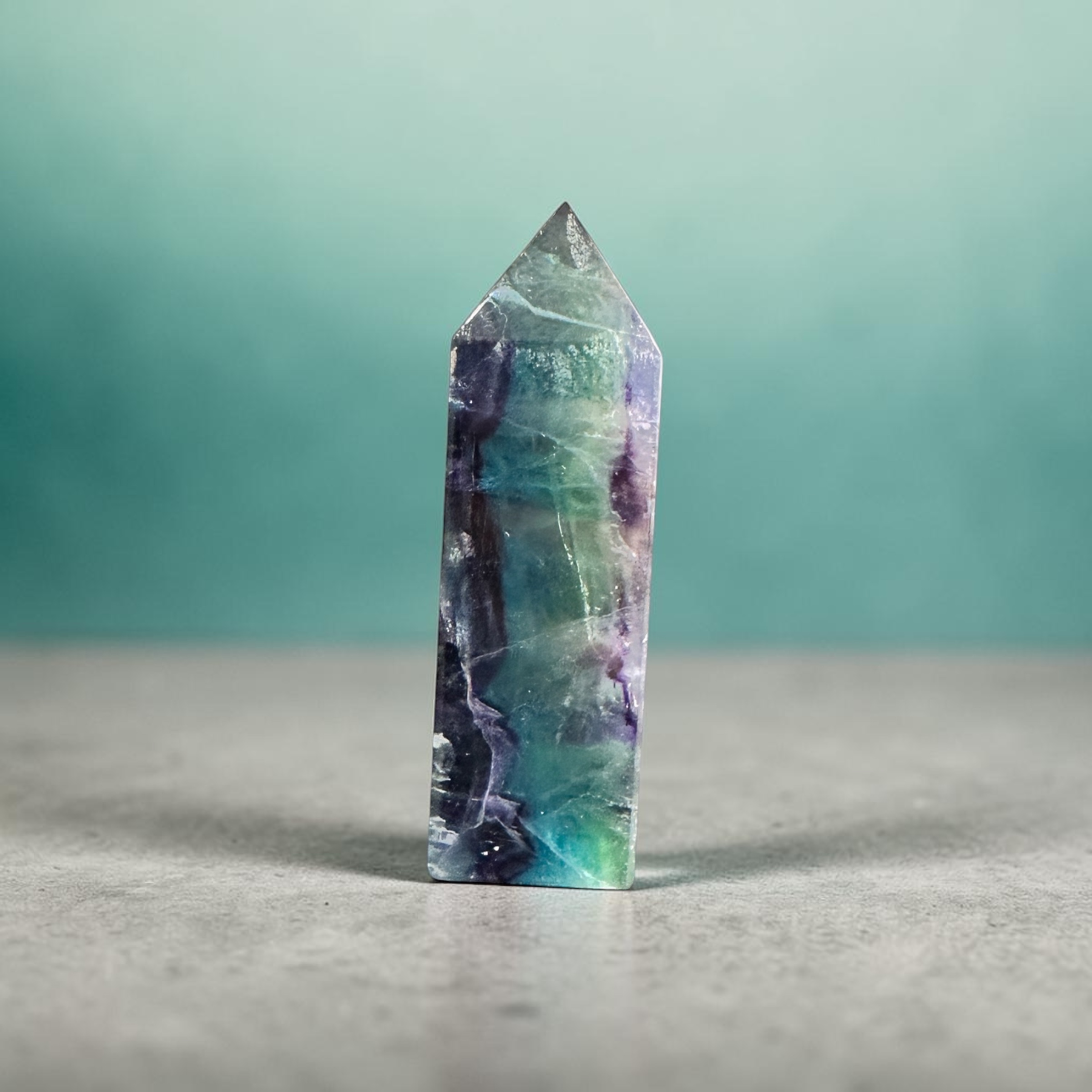 Rainbow Fluorite Tower 