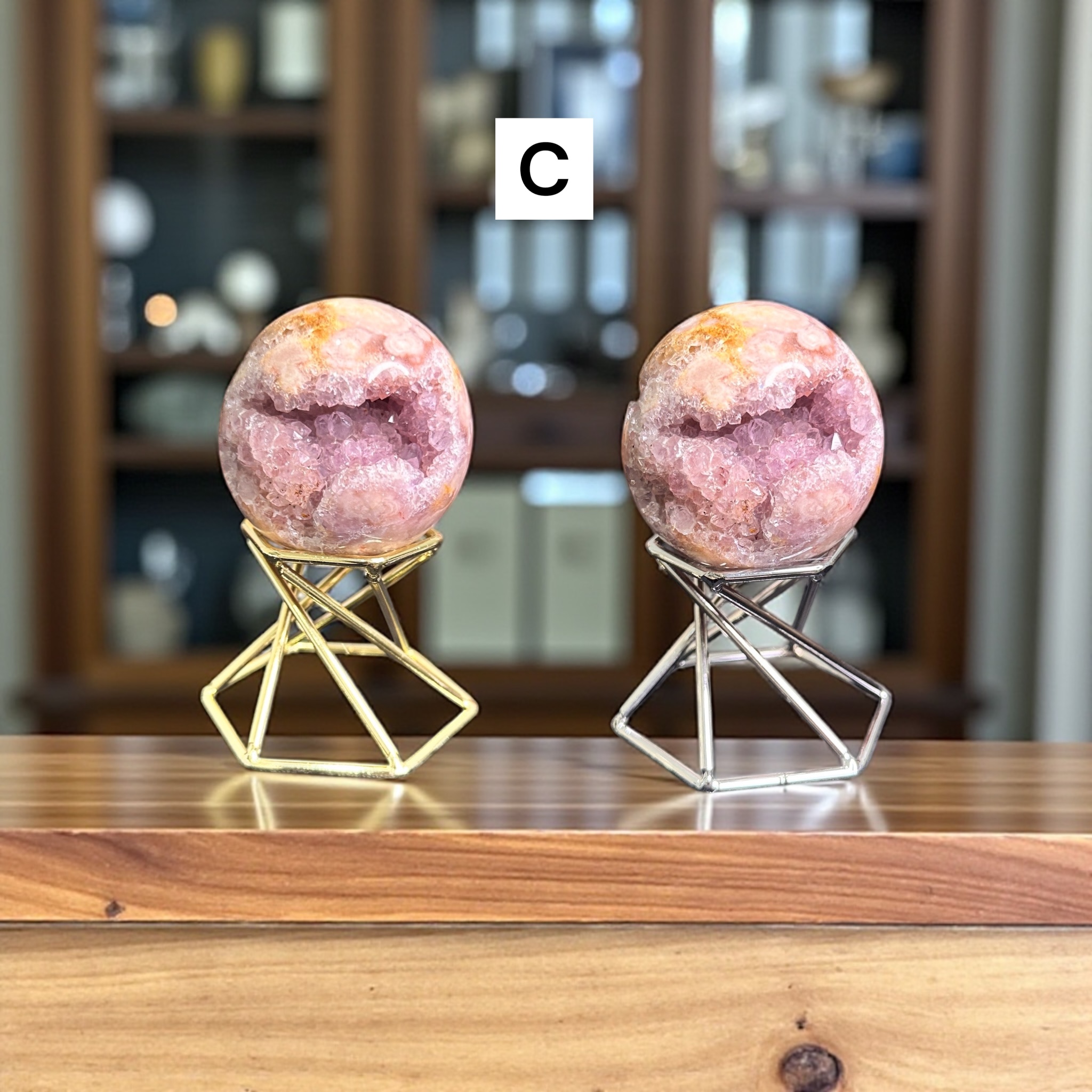 Pink Amethyst Spheres 