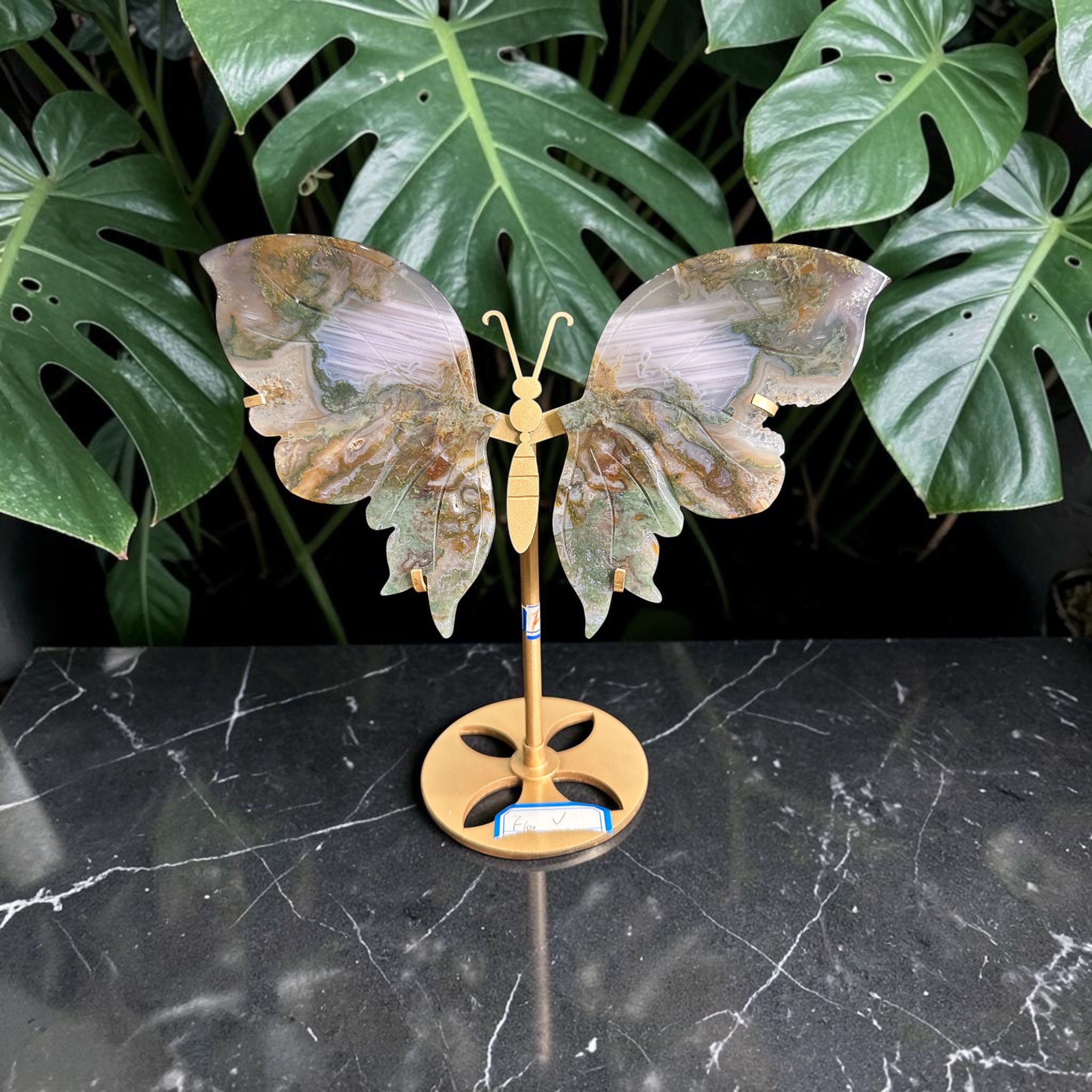 Moss Agate Wings (Medium)