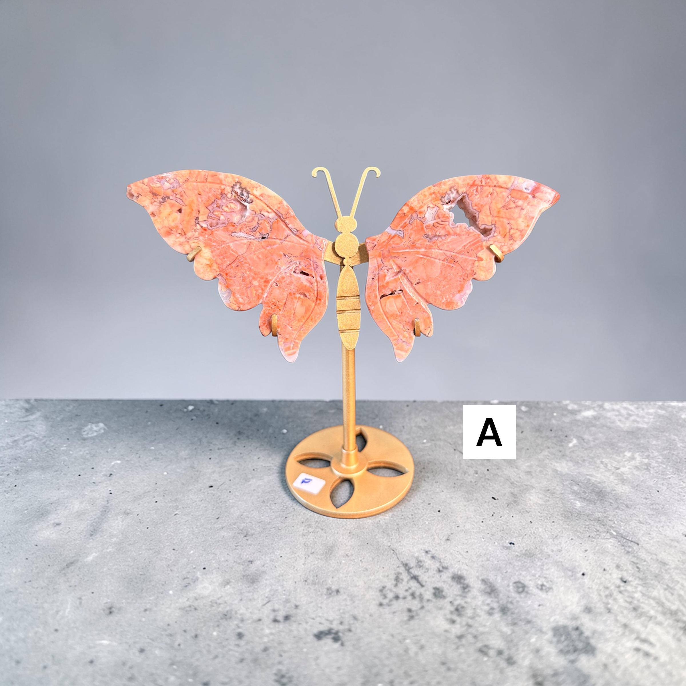 Pink Agate Wings (Small)