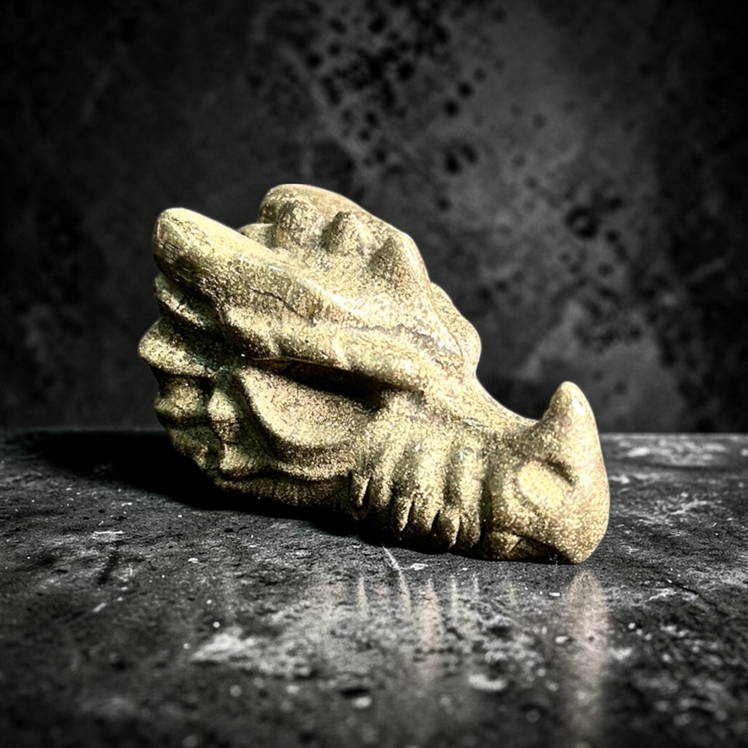 Pyrite Dragon Head 
