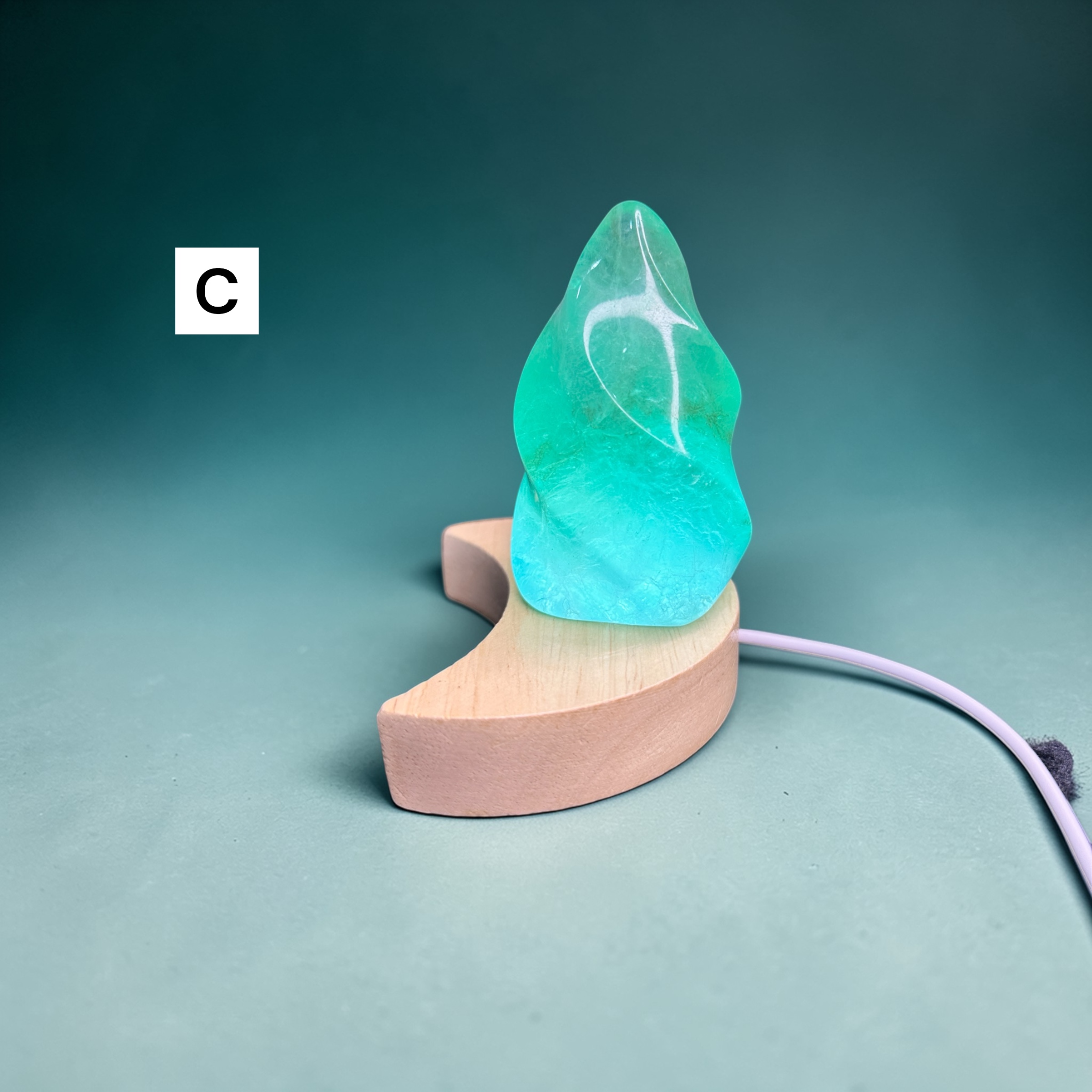 Rainbow Fluorite Flames 