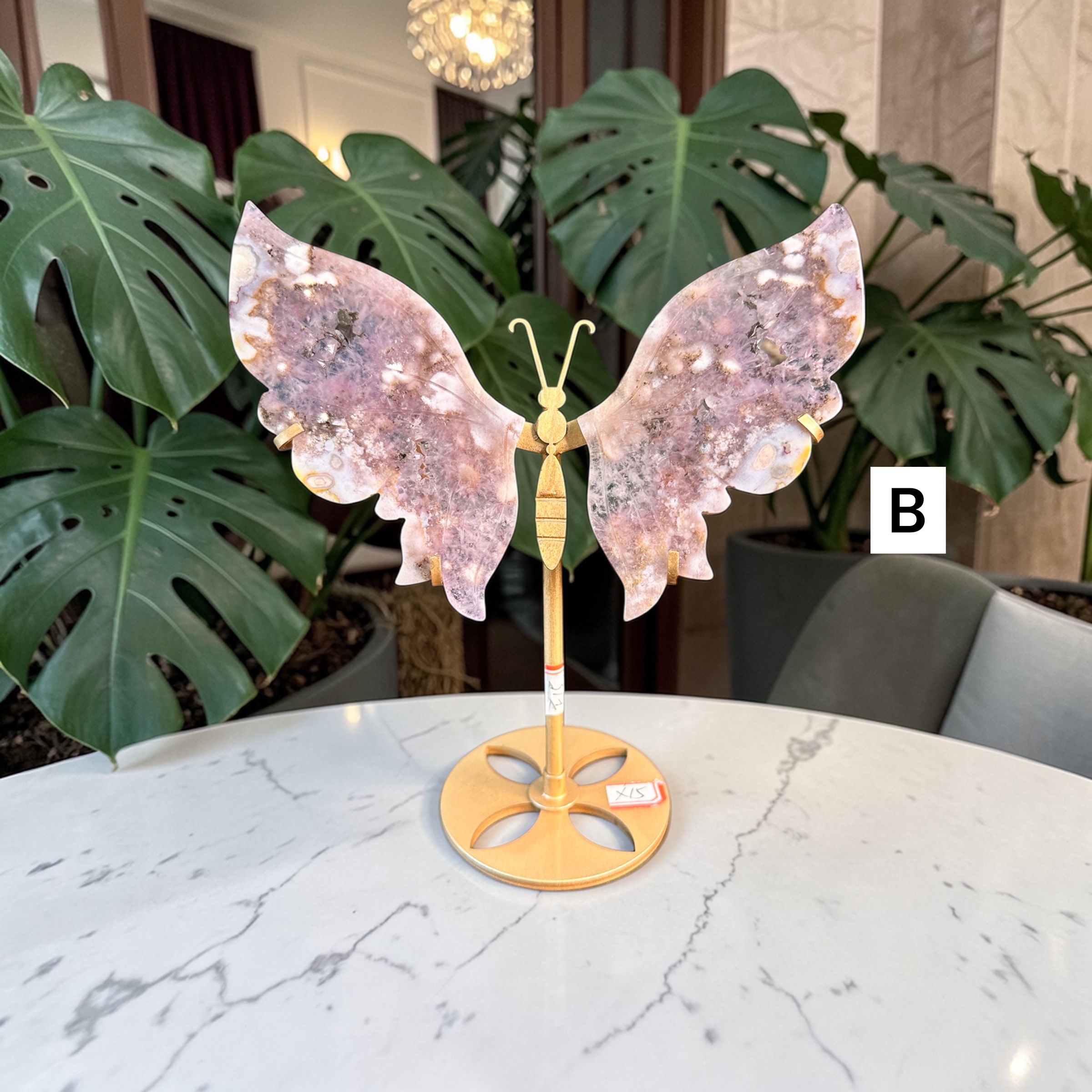 Pink Amethyst Wings (Medium)