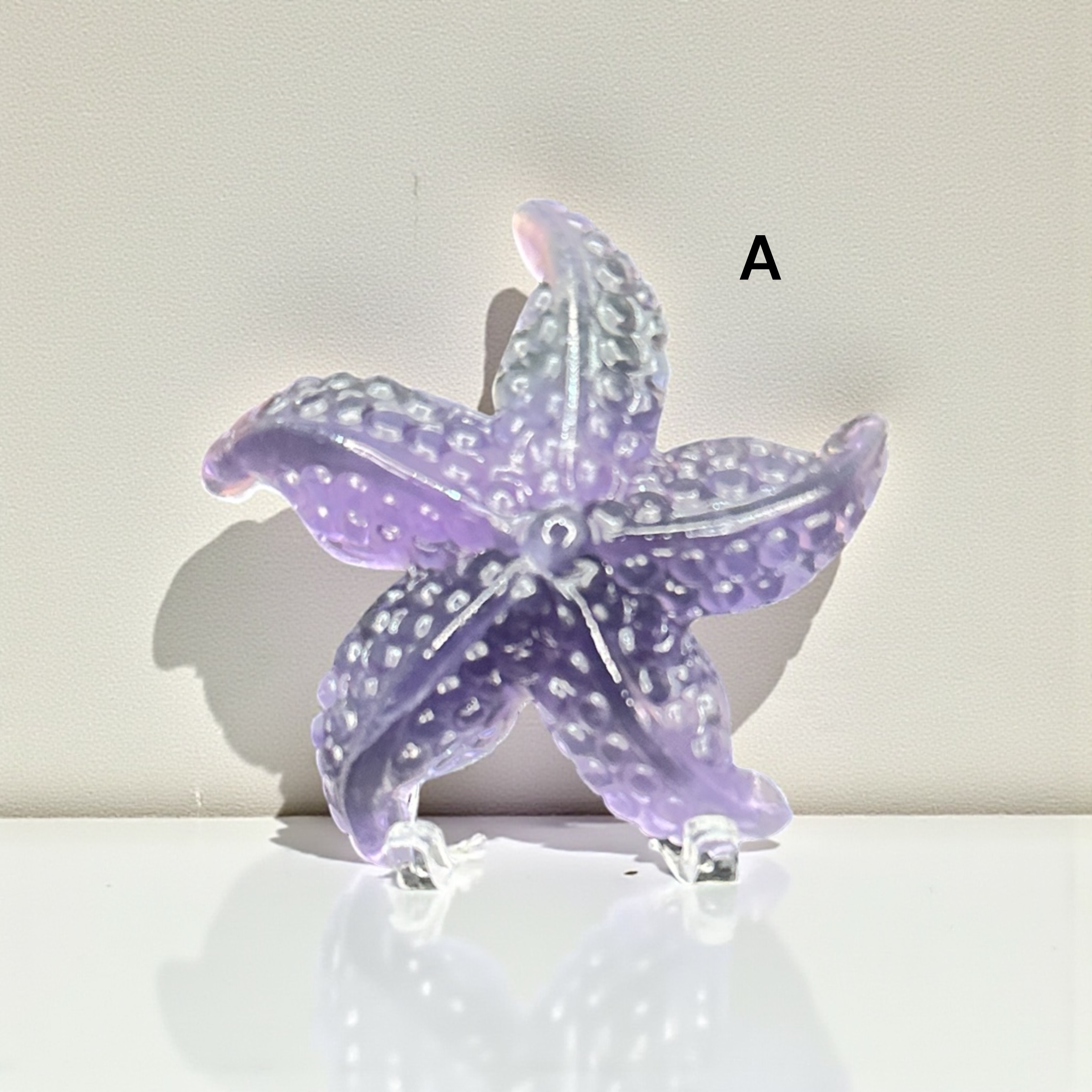 Rainbow Fluorite Star- Fish 