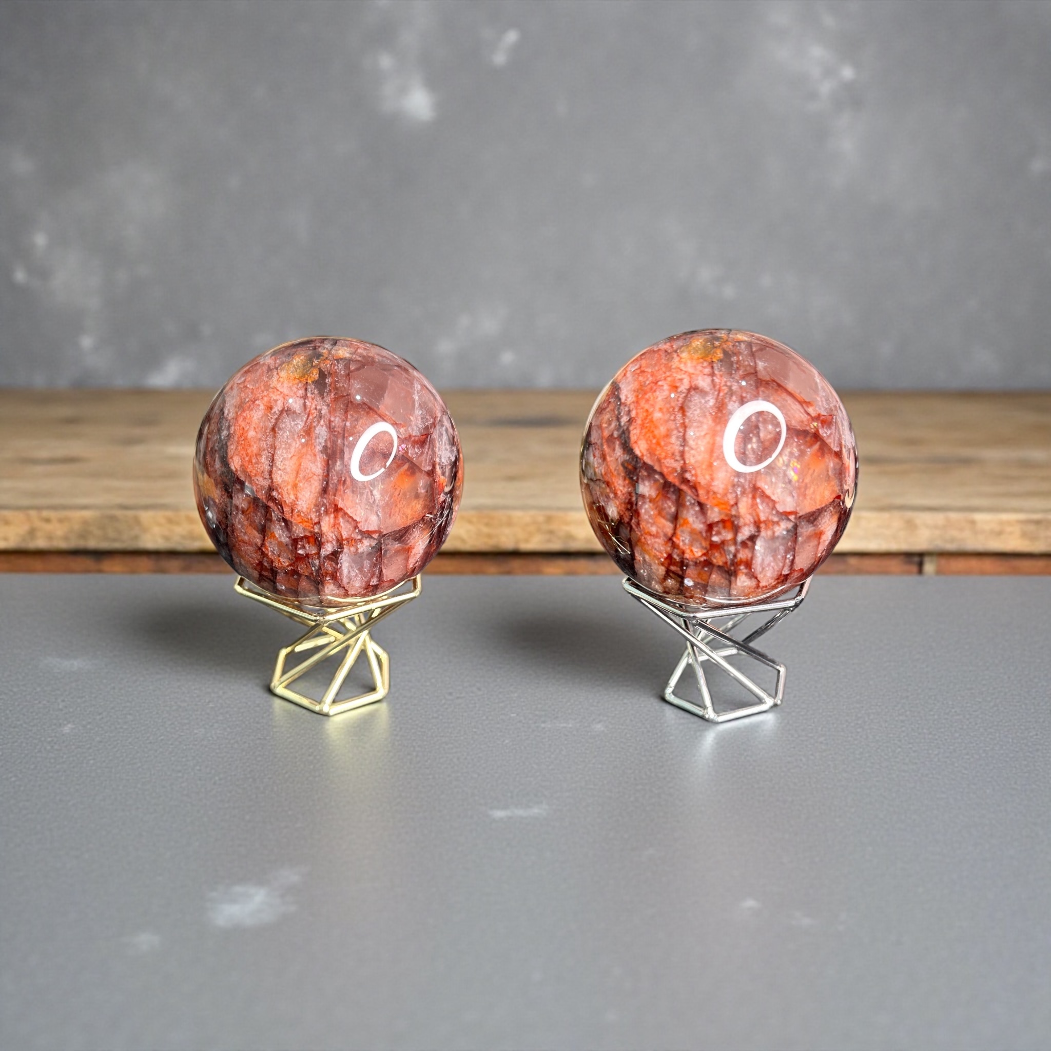 Fire Quartz Sphere 