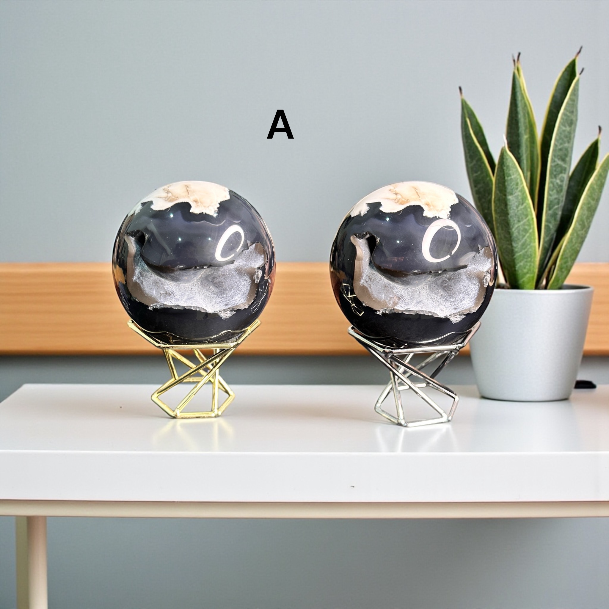 Volcano Agate Spheres 