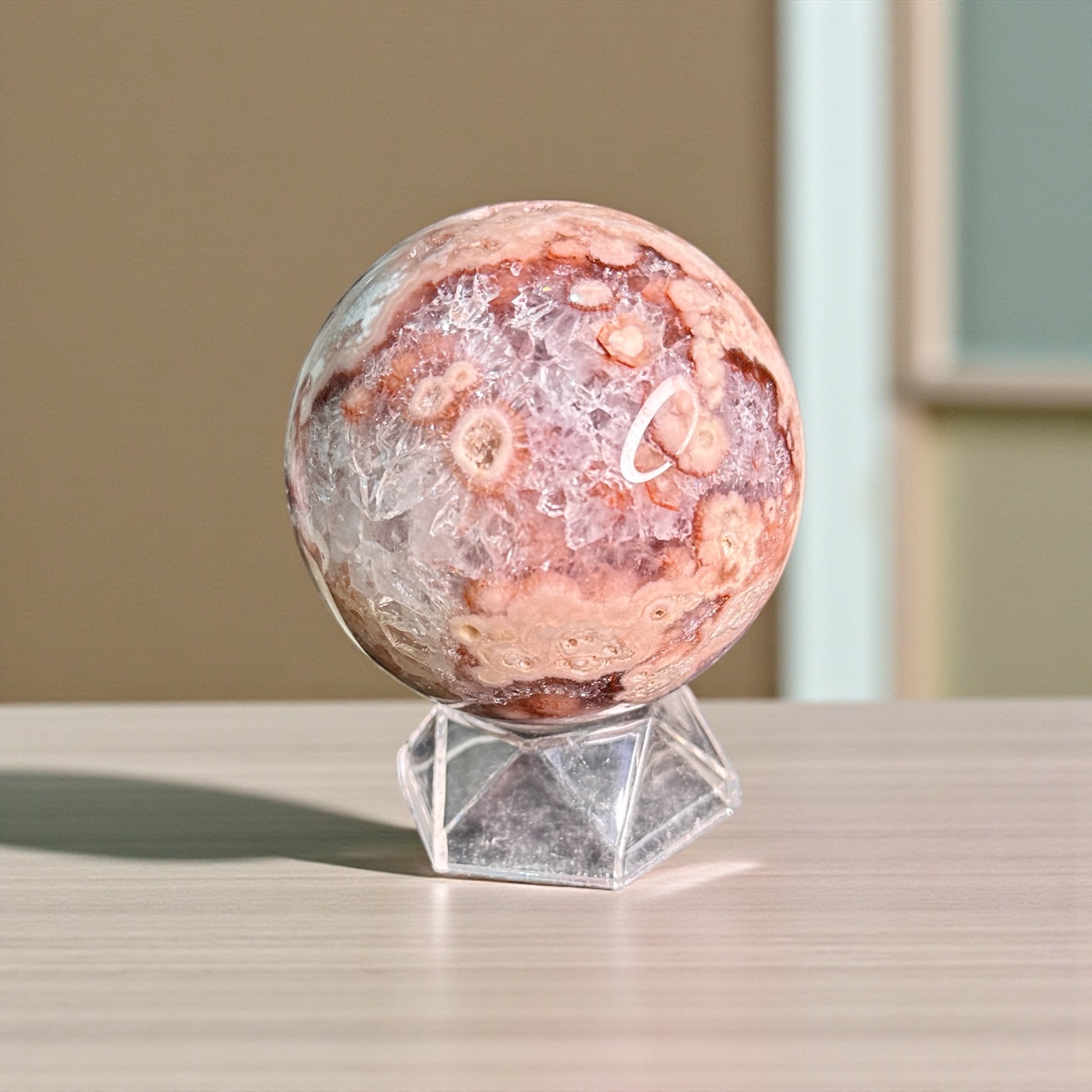 Pink Amethyst Sphere 