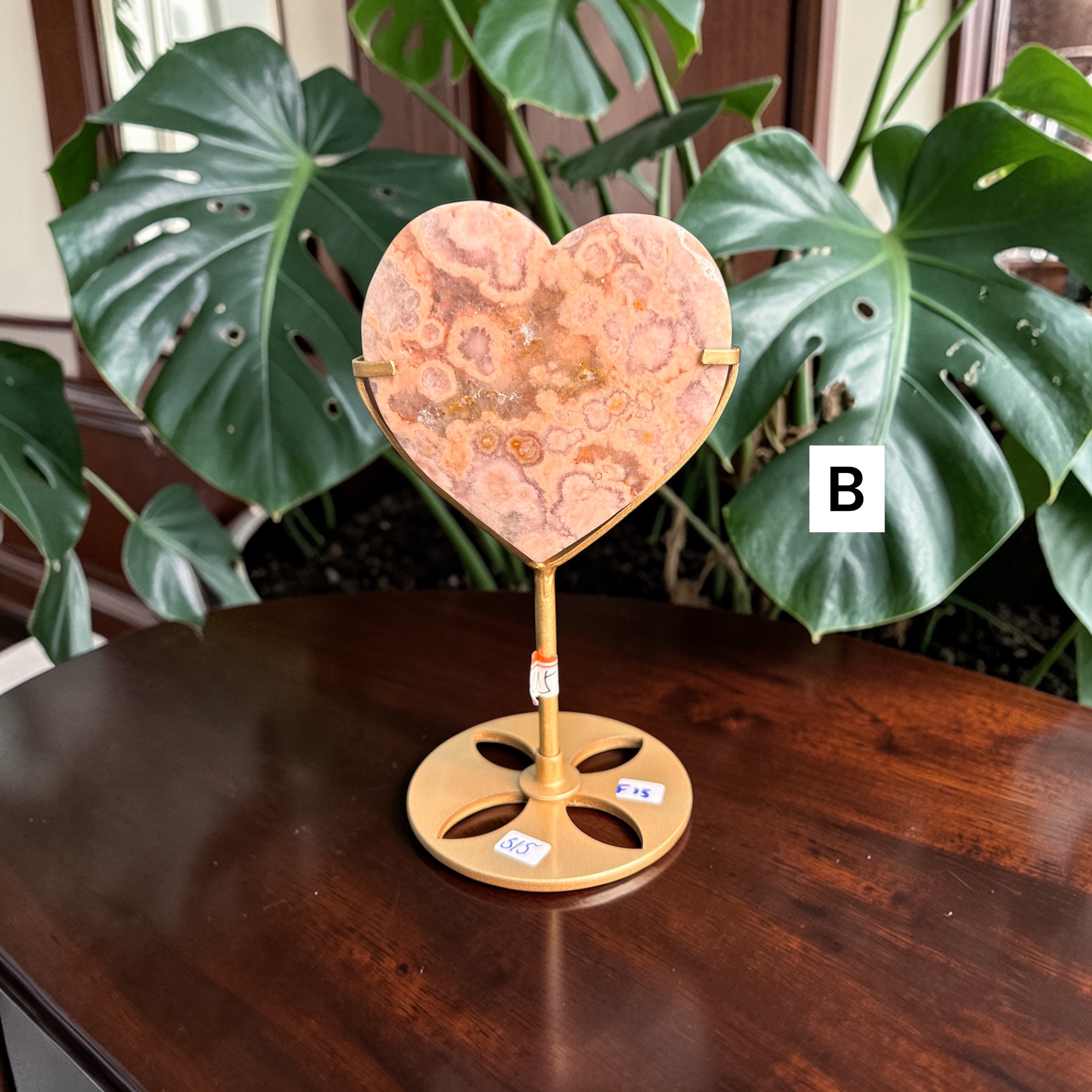 Pink Amethyst Hearts (Medium)