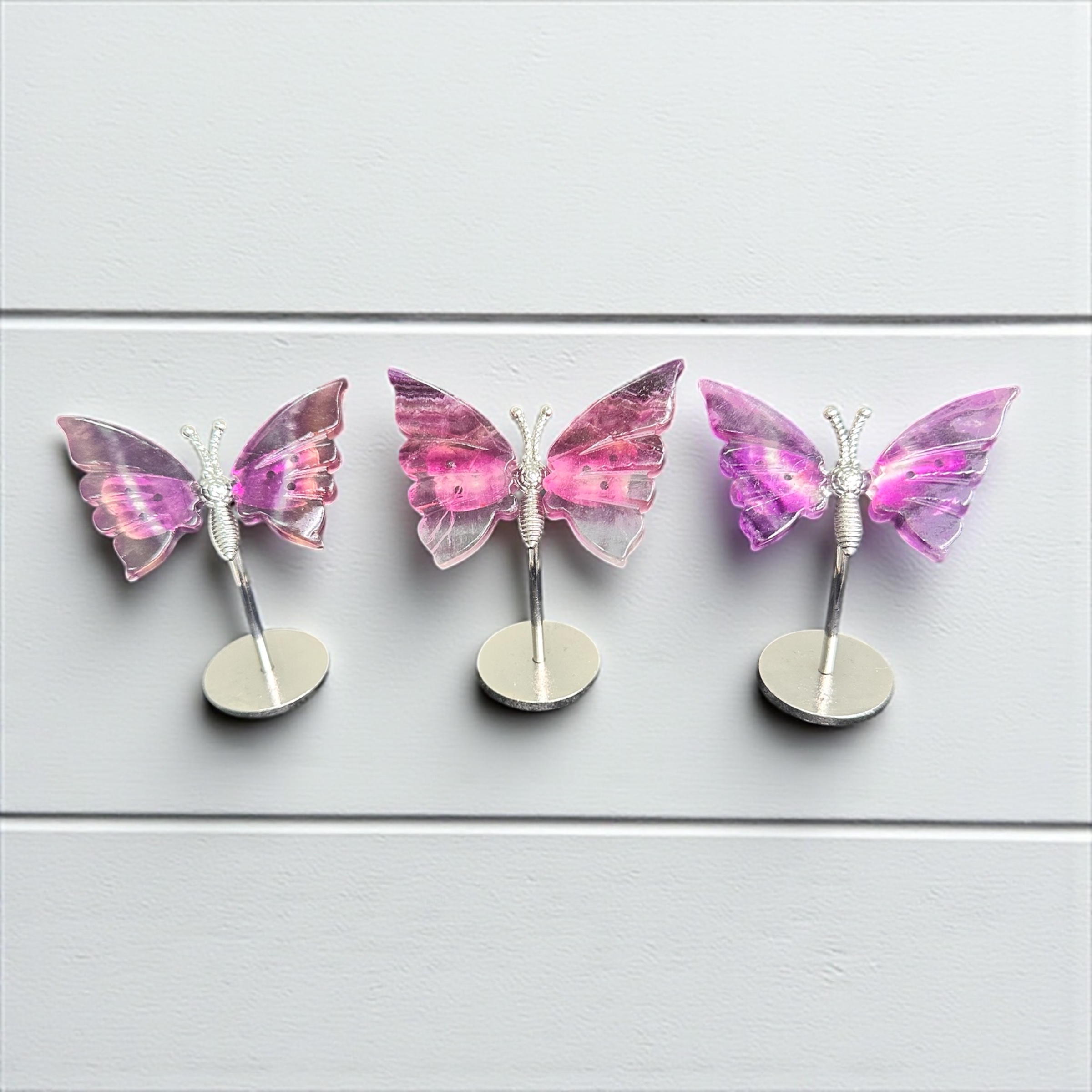 Rainbow Fluorite Mini Butterfly 
