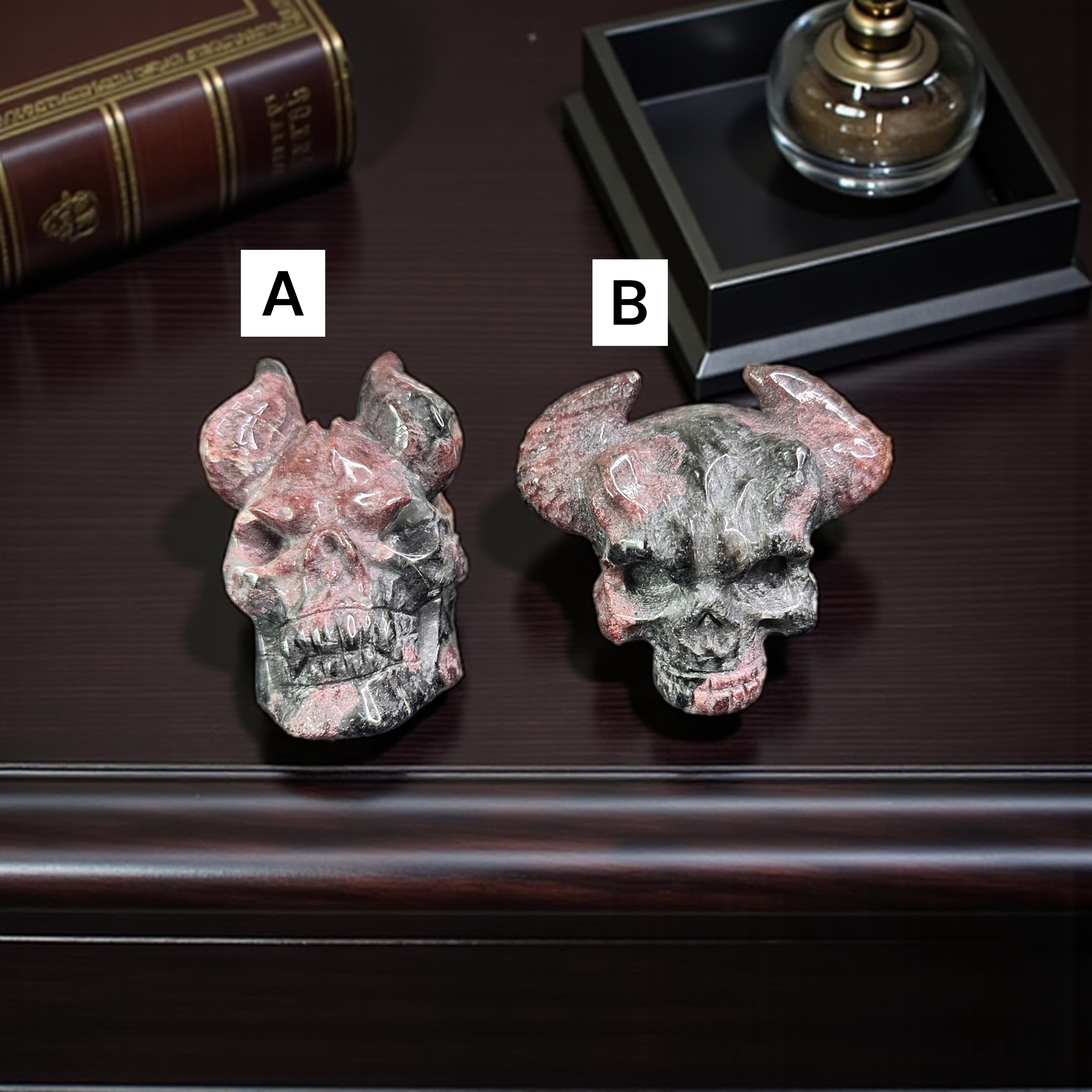 Garnet Skulls 
