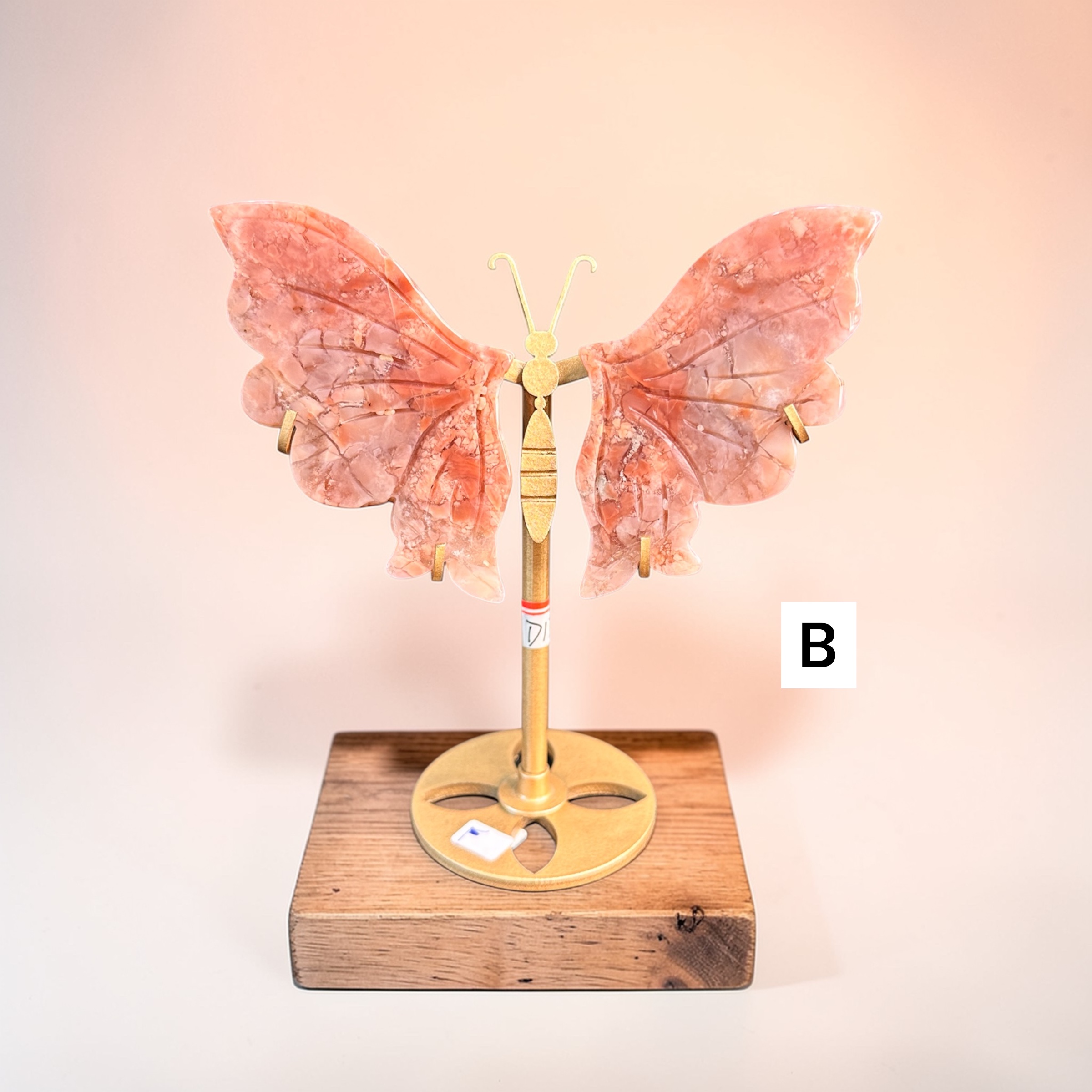 Pink Agate Wings (Small)
