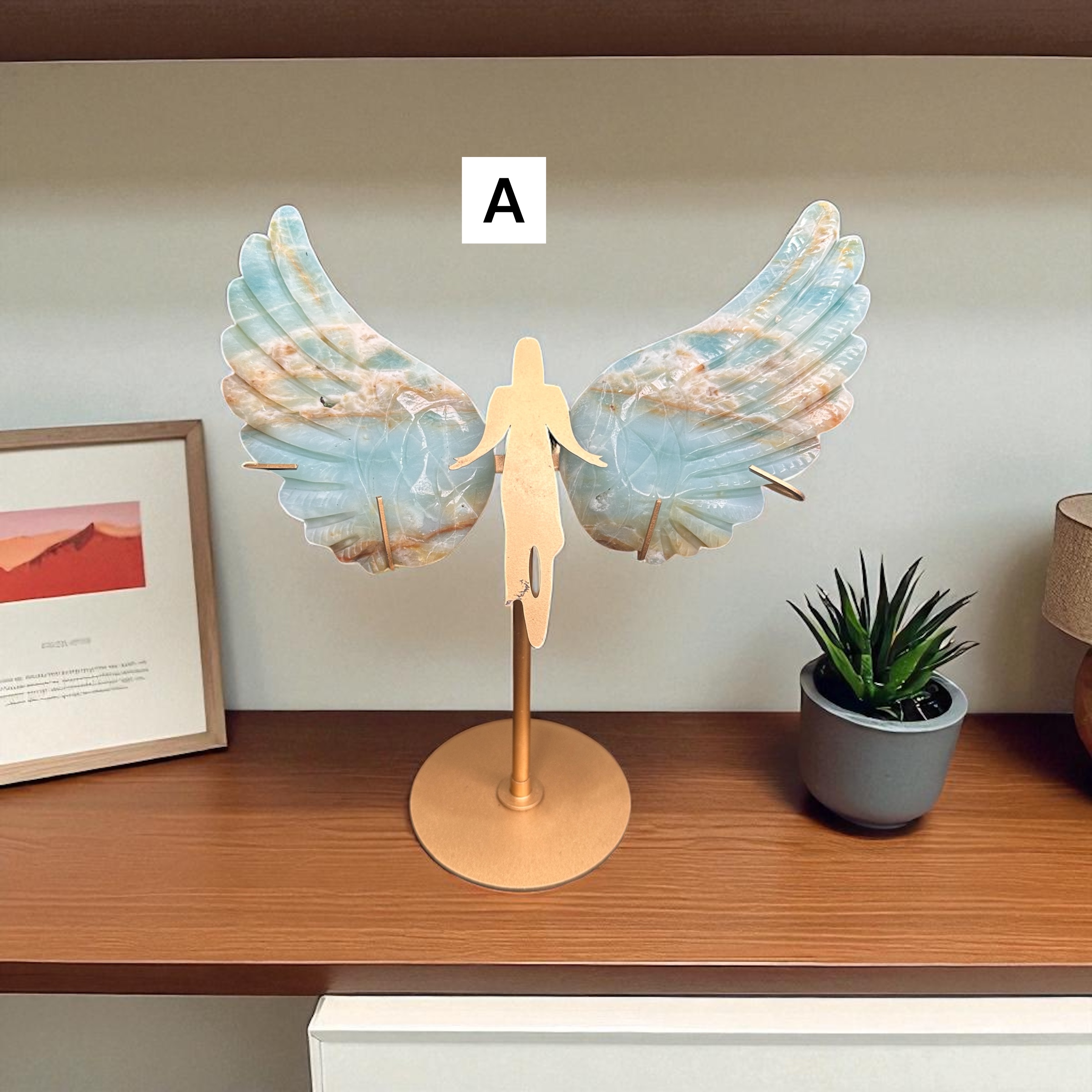 Caribbean Calcite Angel Wings 