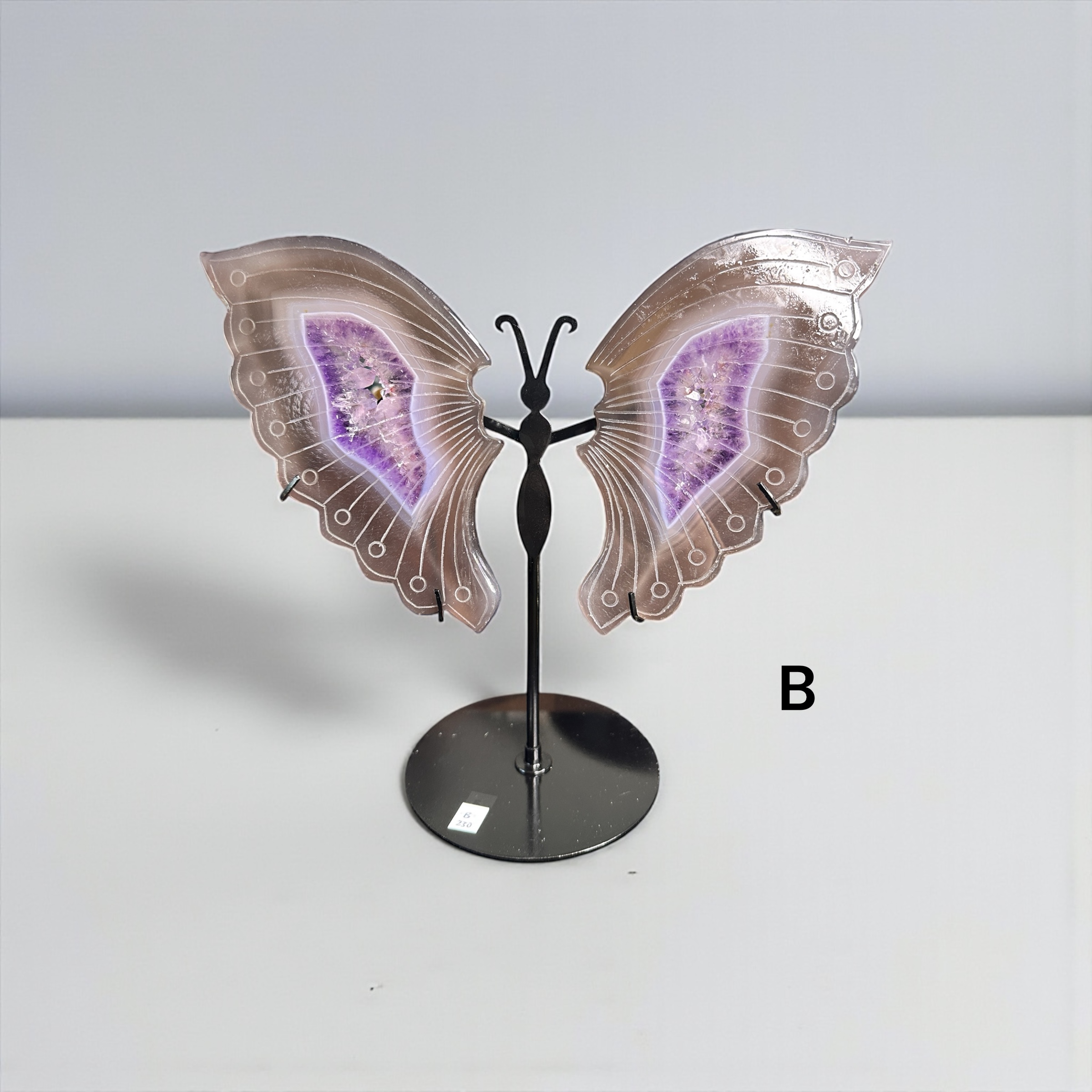 Druzy Amethyst/Agate Wings 
