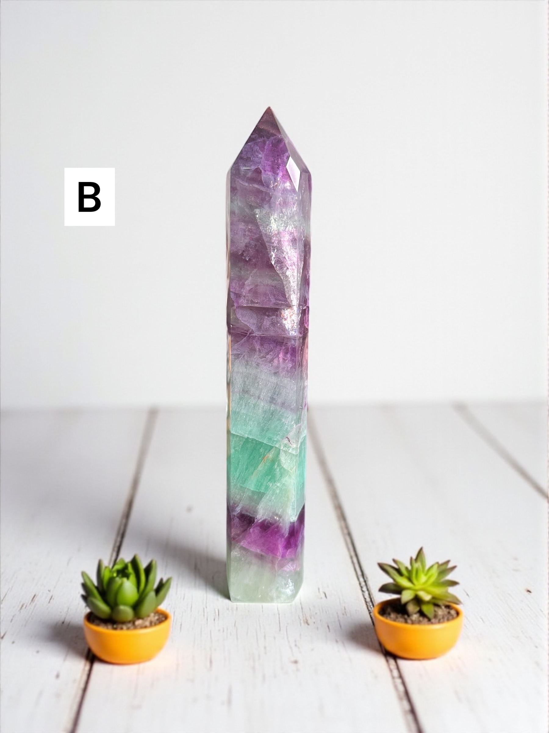Rainbow Fluorite Towers (Large)