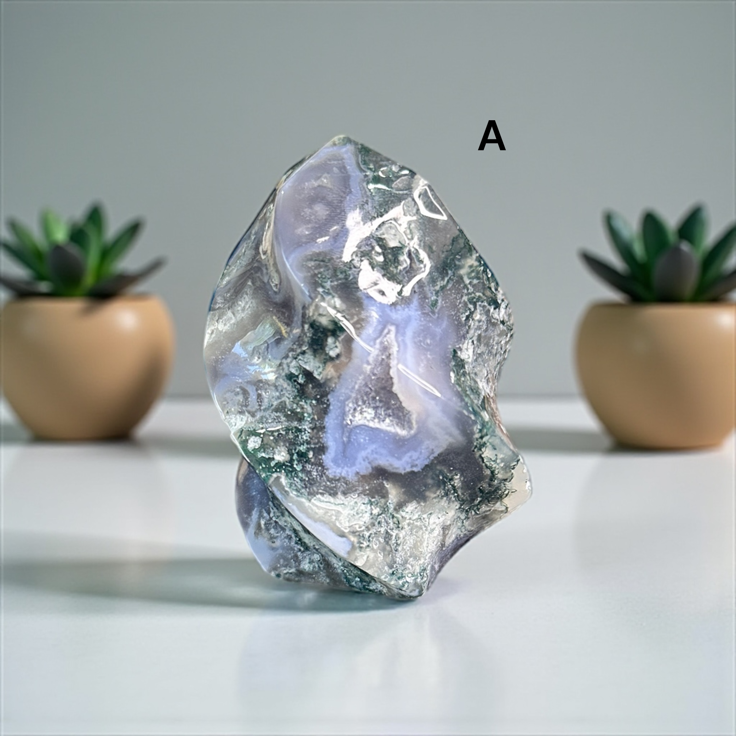 Moss Agate Free Forms 