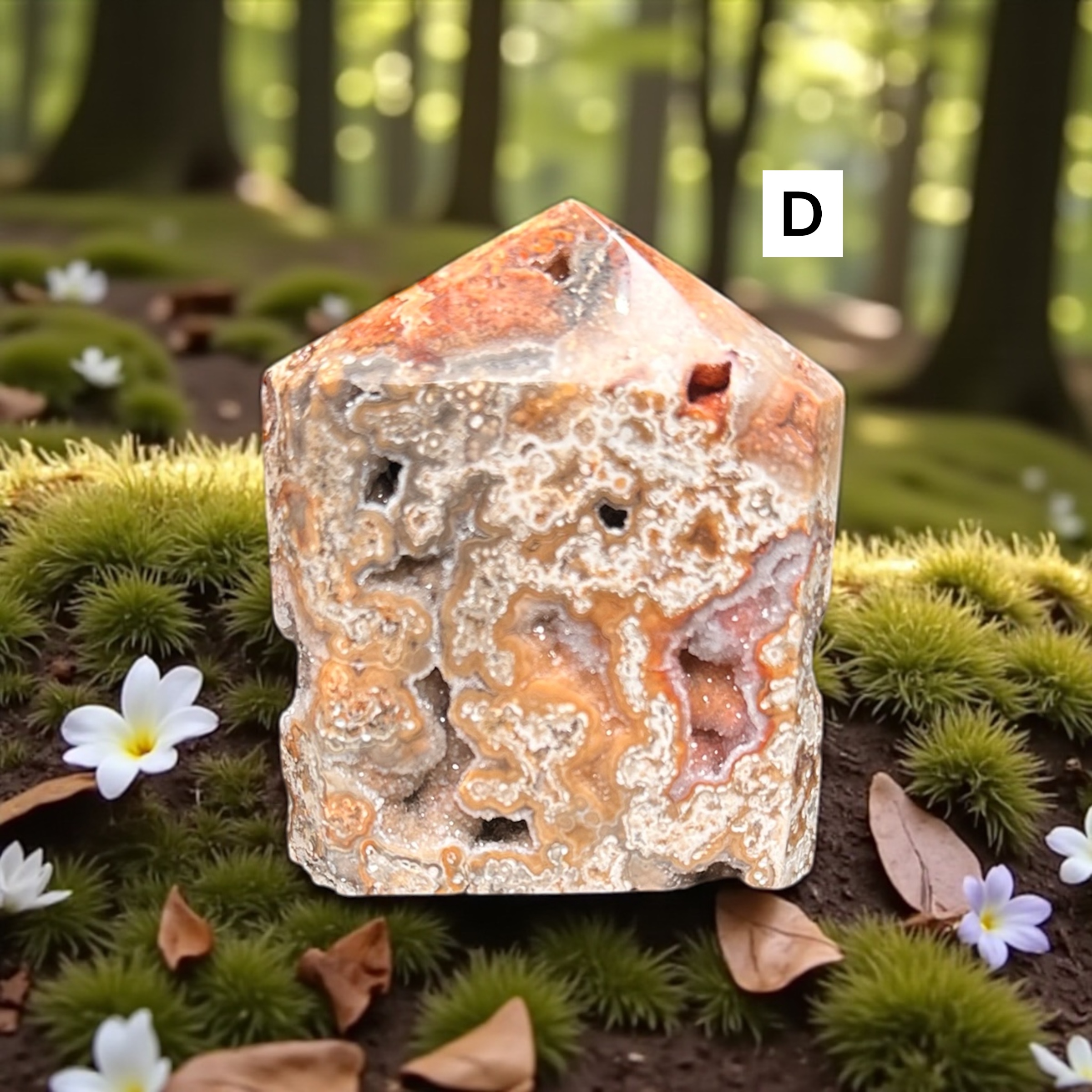 Crazy Lace Agate Mini Towers 