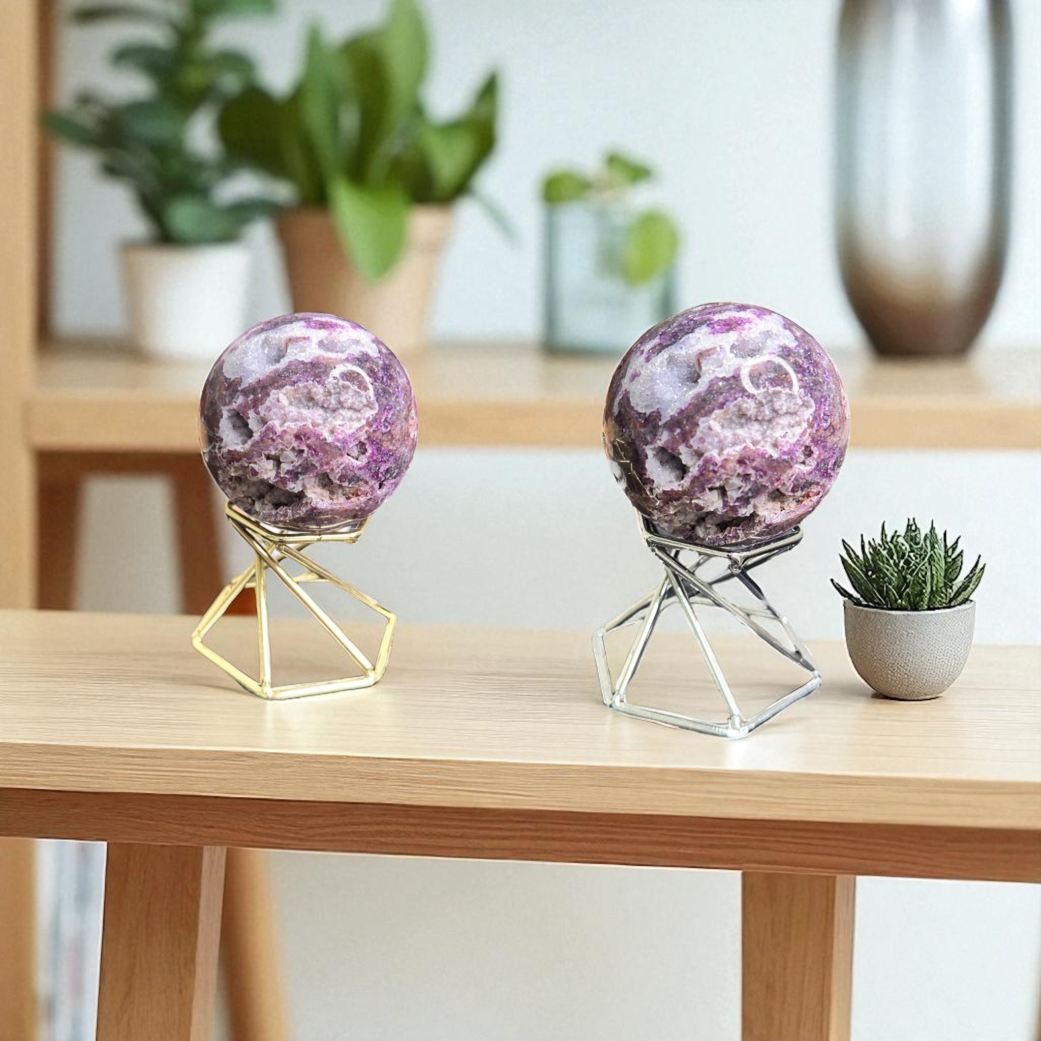 Purple Sphalerite Sphere 