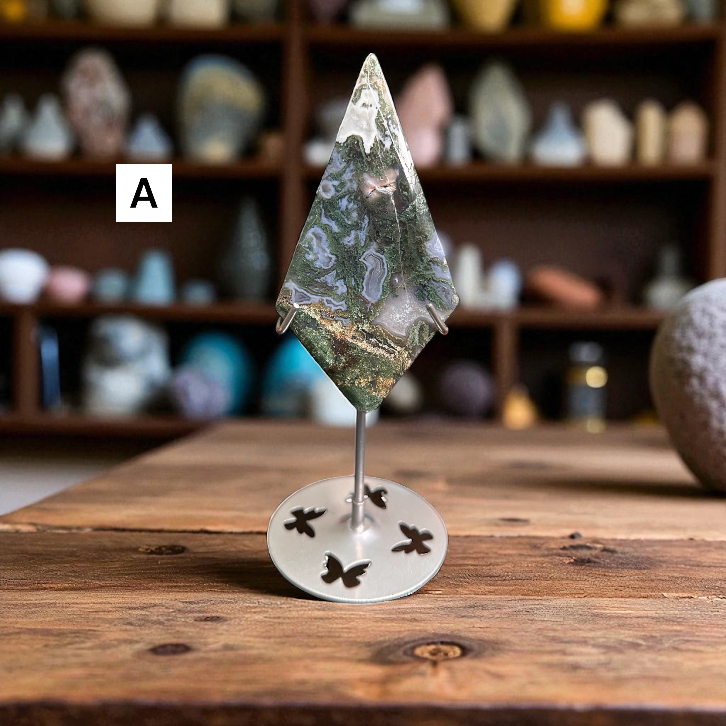 Moss Agate Diamond