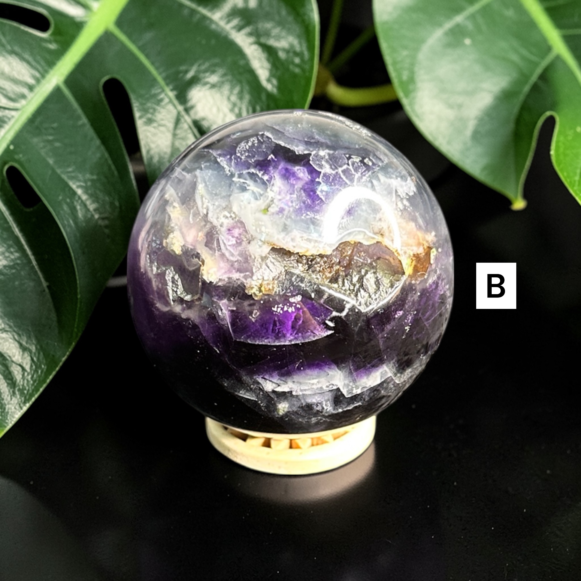 Rainbow Fluorite Spheres 