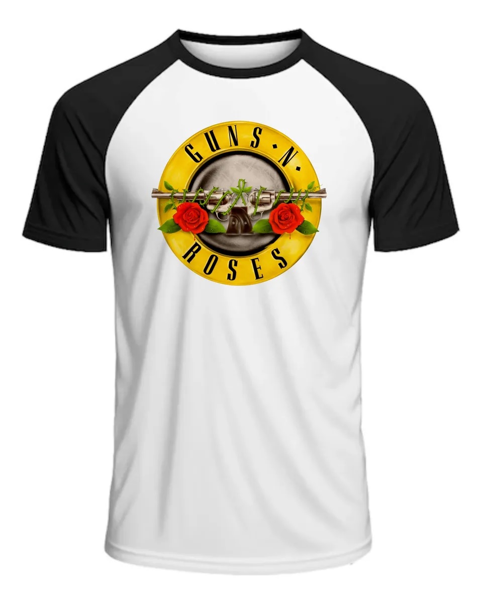 Camiseta Raglan Guns N Roses