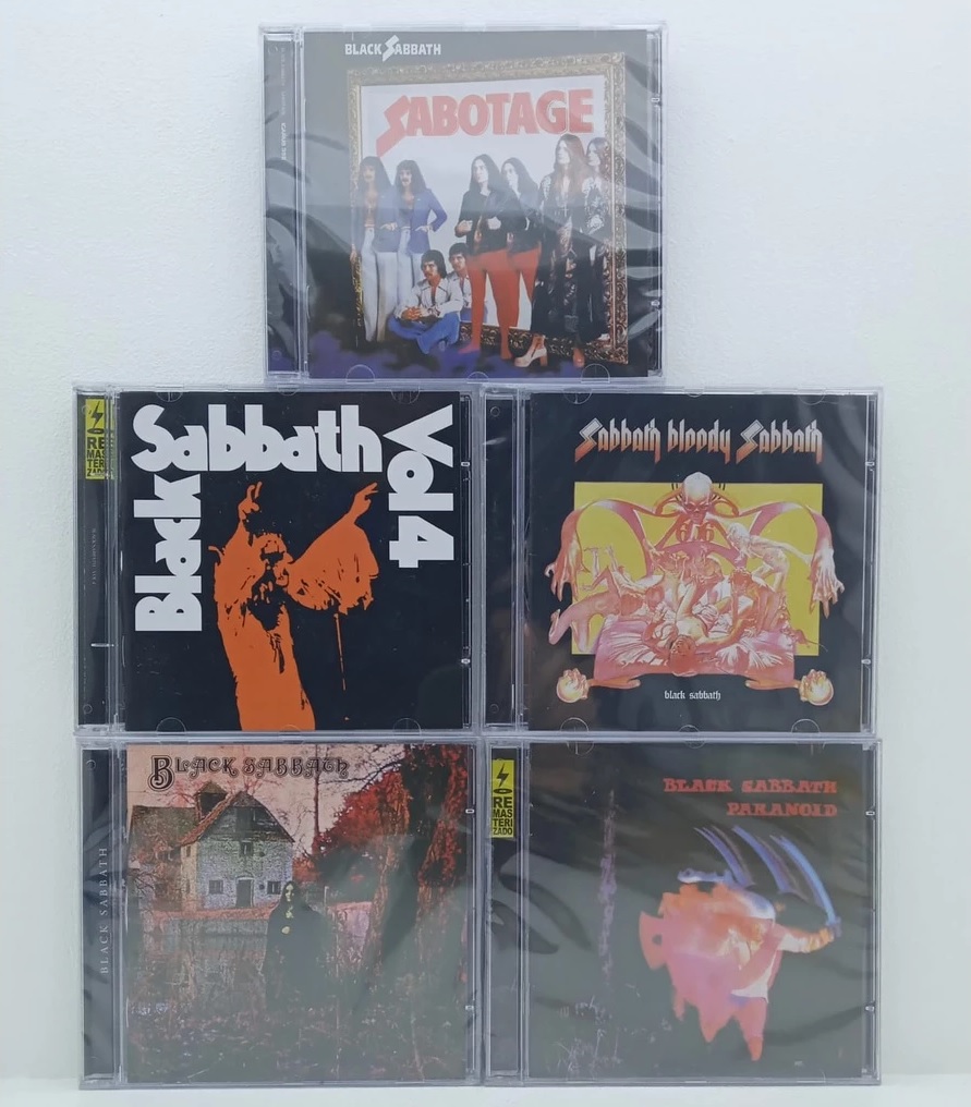 KIT 5 Cds Black Sabbath