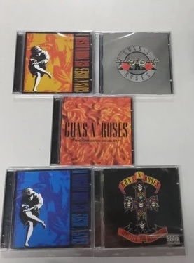 Kit 5 Cds Guns N´ Roses
