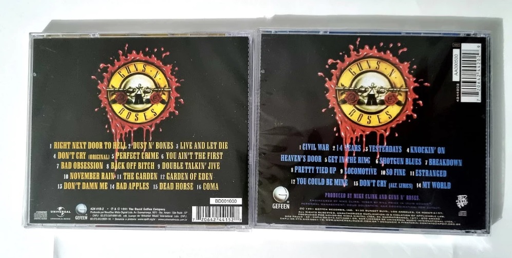 Kit 2 Cds Guns N' Roses - Use Your Illusion 1 E 2 - Lacrados
