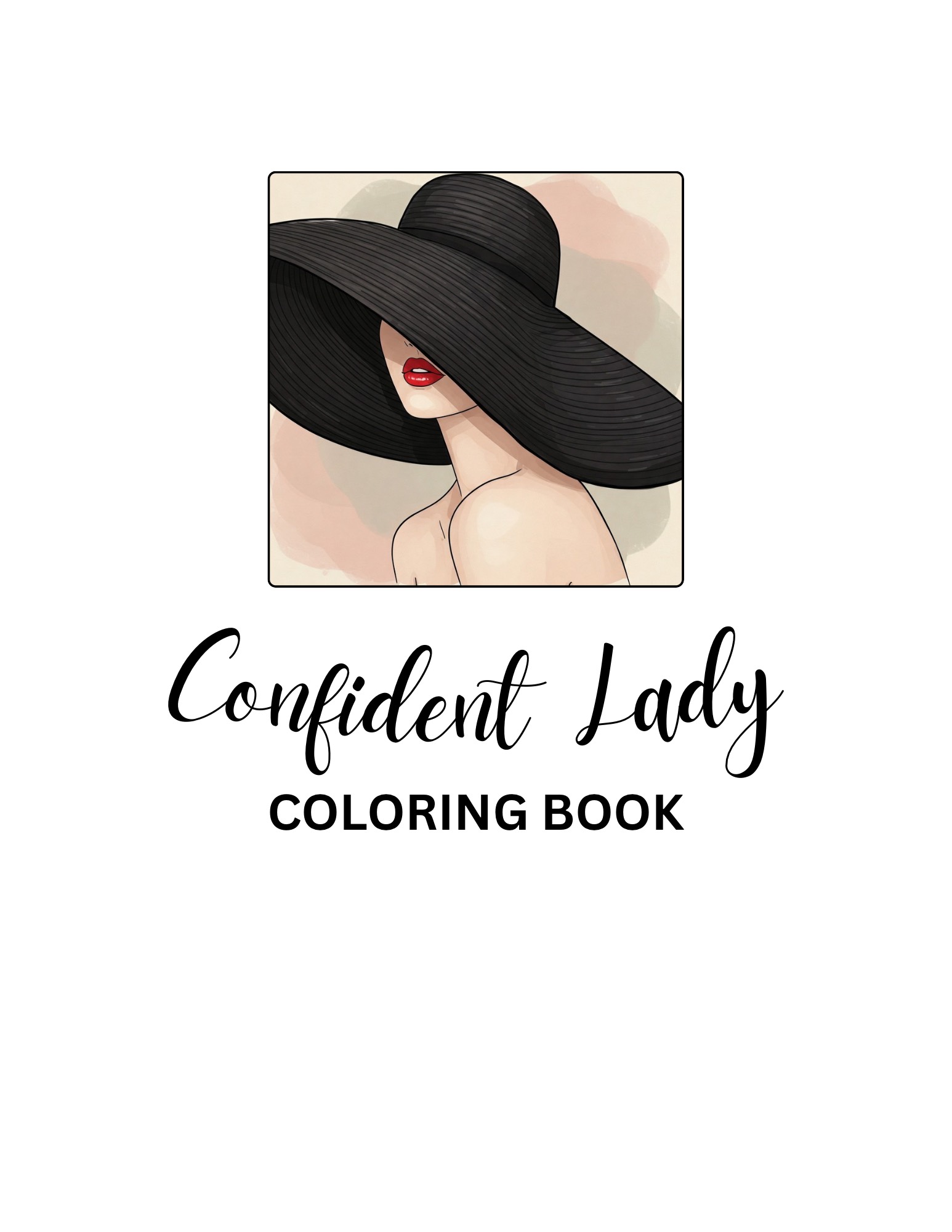 Confident Lady Coloring Book