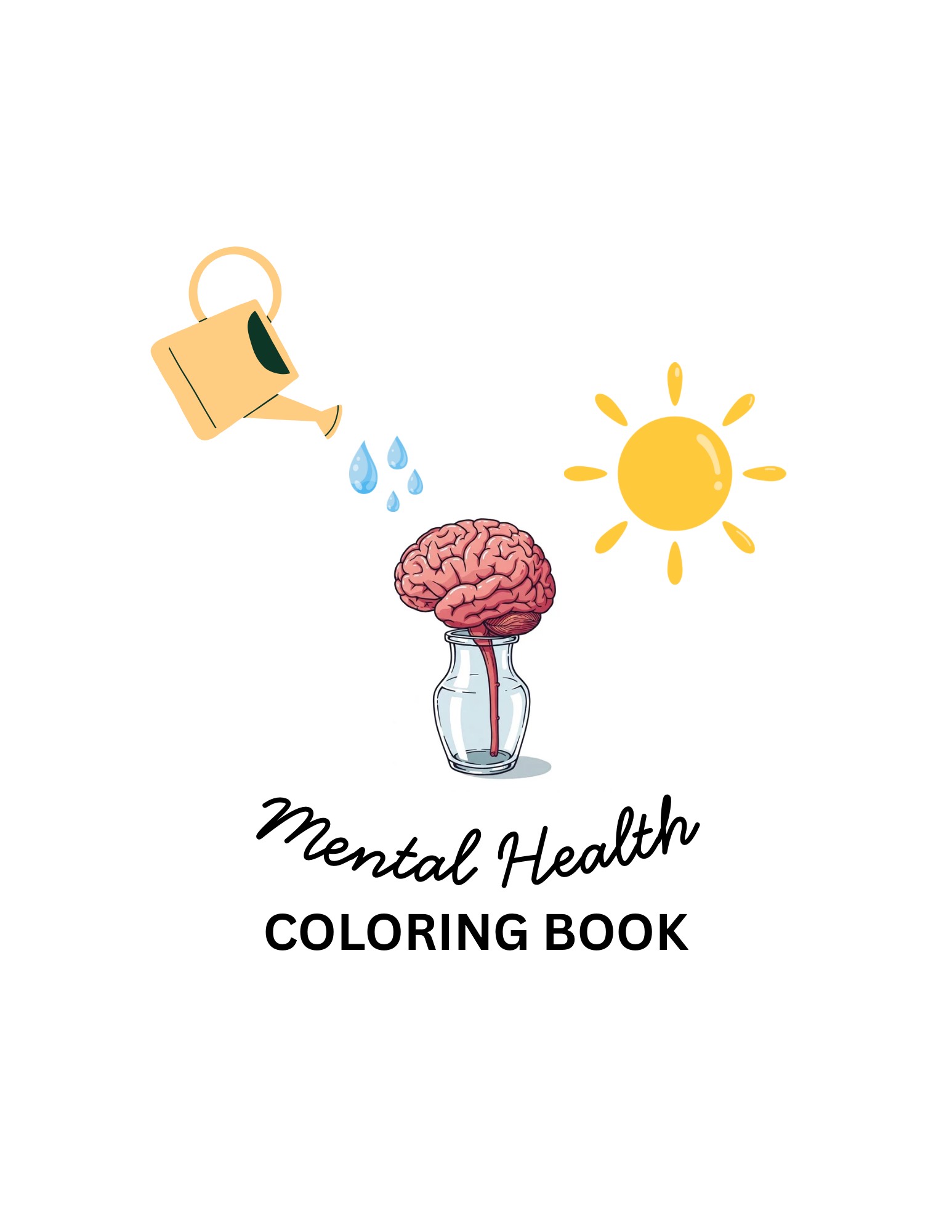 Mental Health Coloring Book
