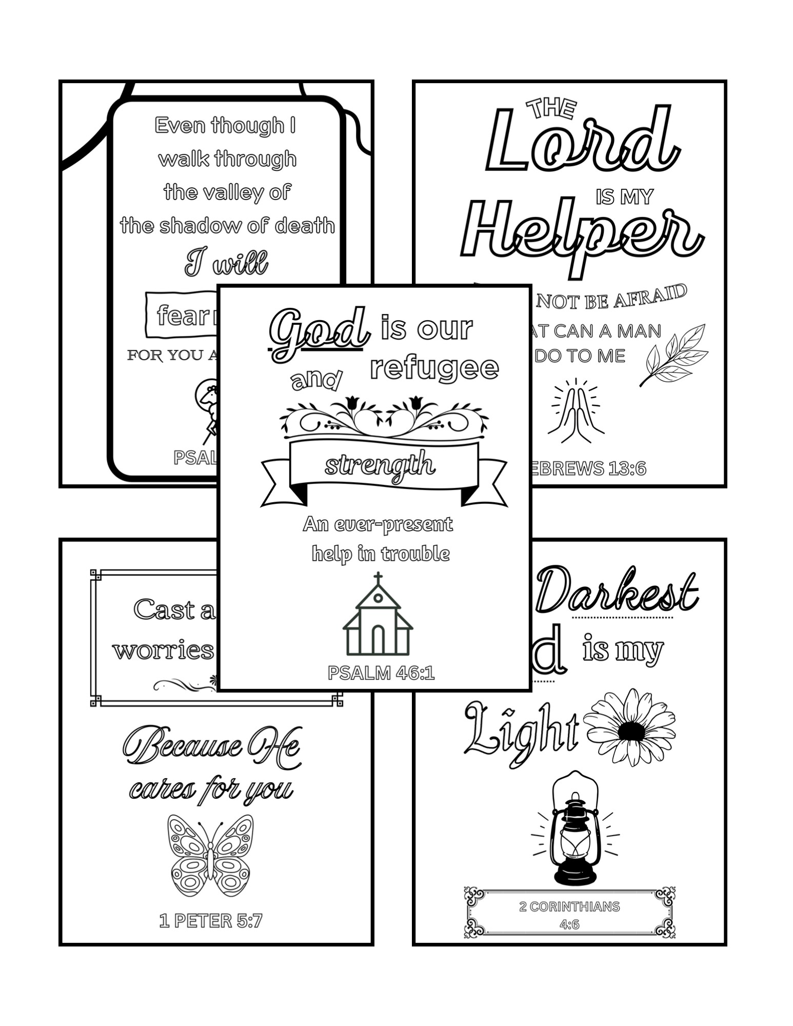 Bible Verse Coloring Book