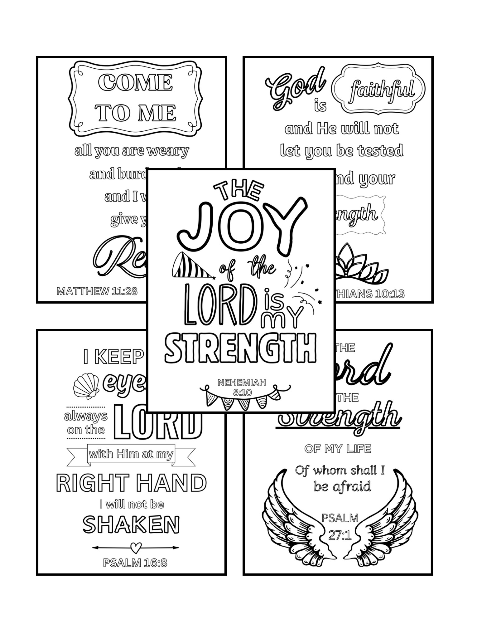 Bible Verse Coloring Book