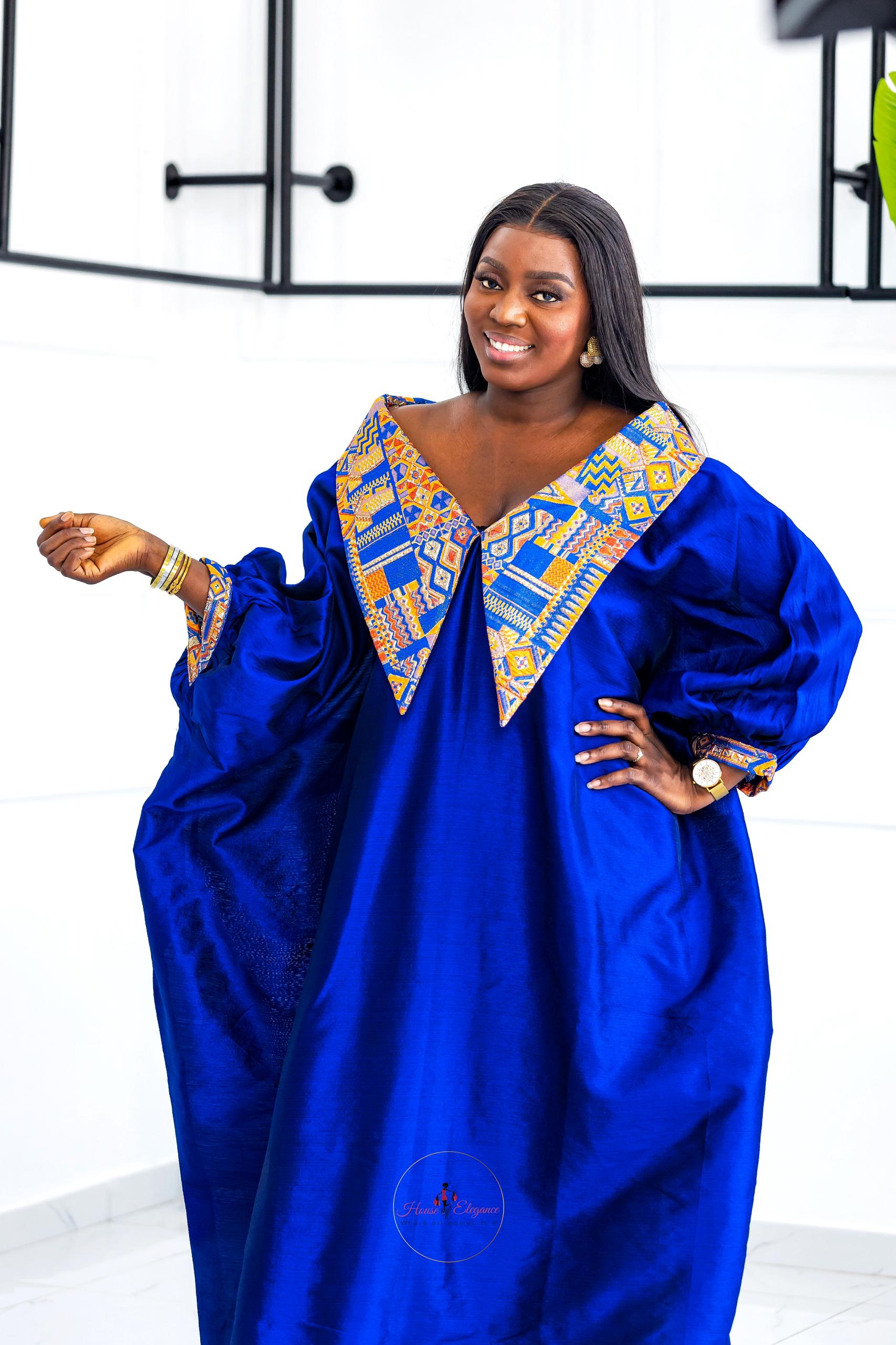 Traditional Blue Kaftan