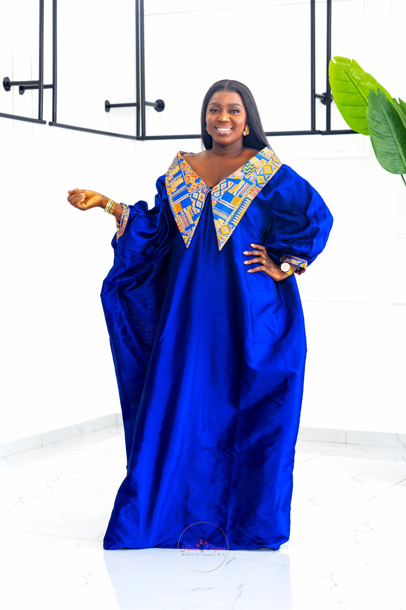 Traditional Blue Kaftan