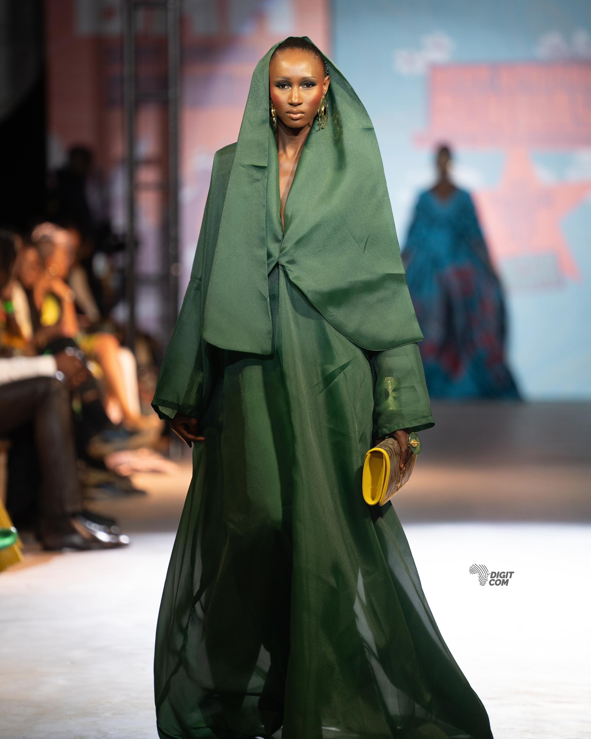 Robe verte élégante