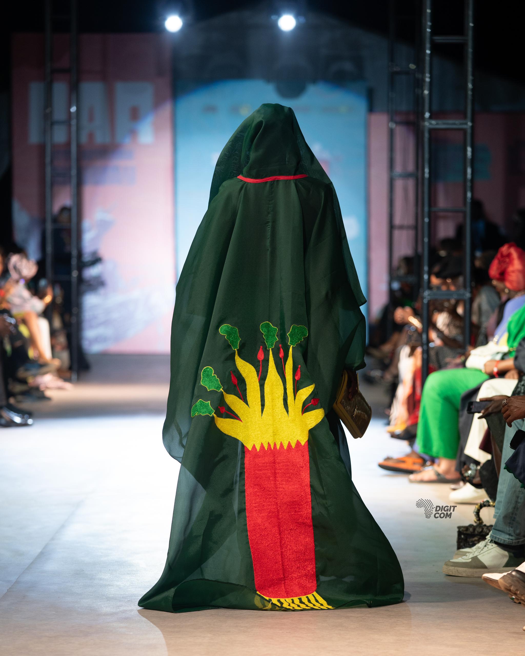 Robe verte élégante