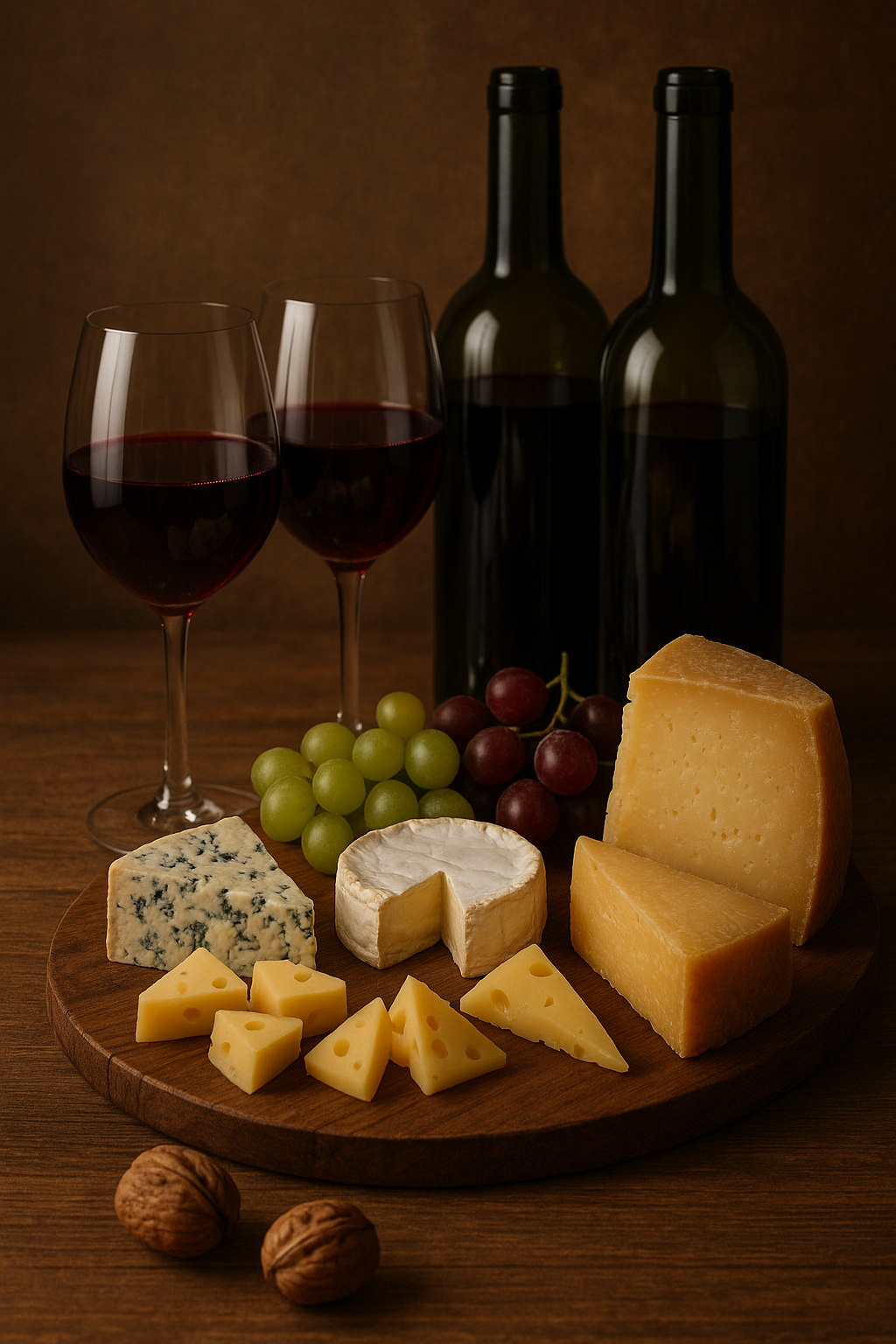 Gourmet Cheese and Wine Set