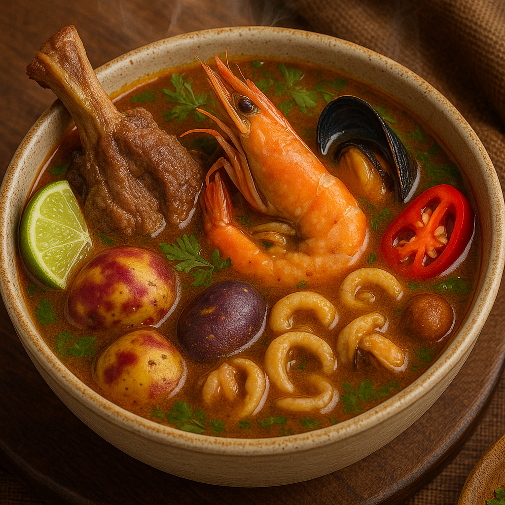 Seafood and Meat Stew