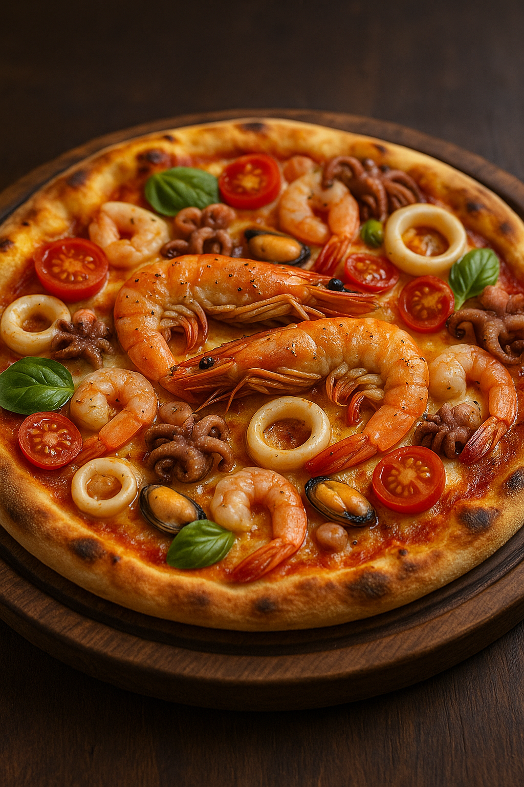 Seafood Pizza