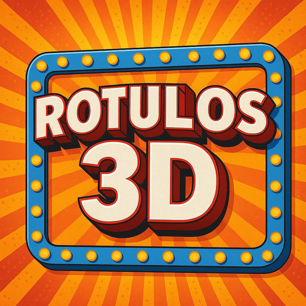 RÓTULOS EN 3D