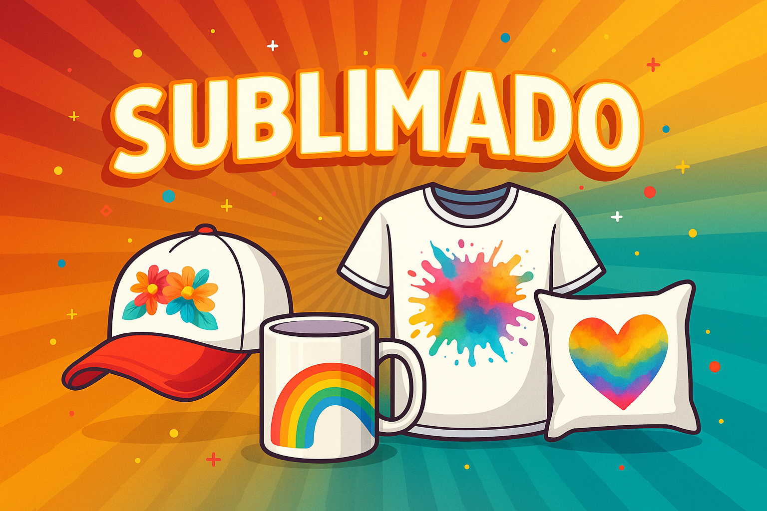 SUBLIMADO -  TAZAS - GORRAS - CAMISETAS