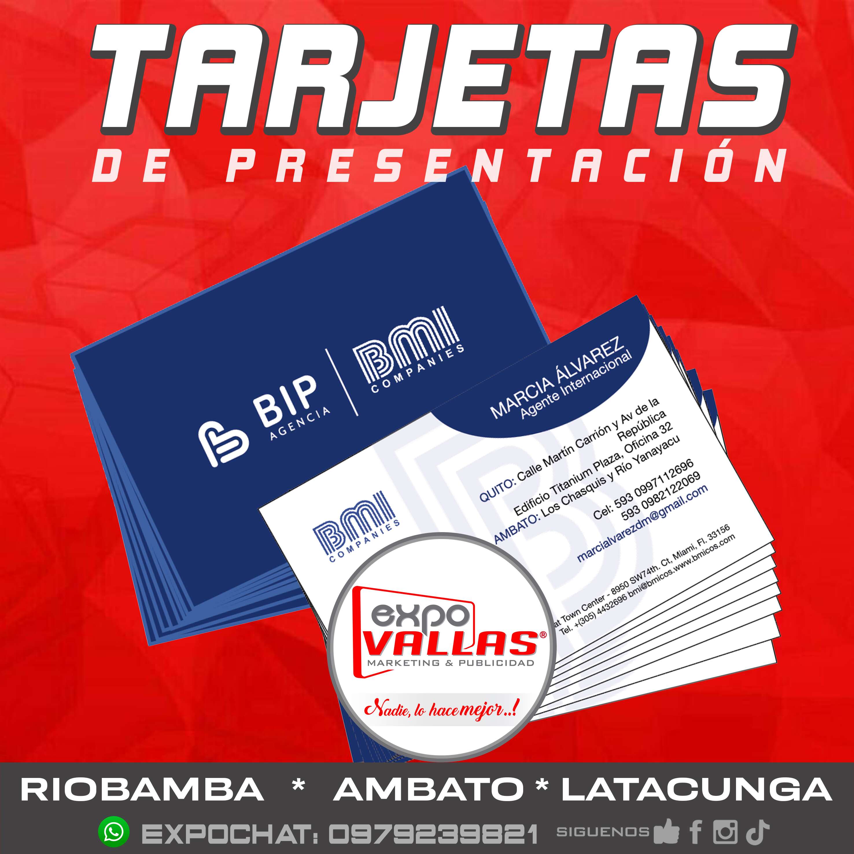 TARJETAS DE PRESENTACIÓN