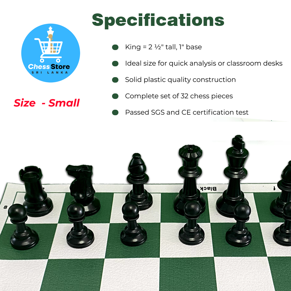 Chess Board Sri Lanka | Buy Small Chess Board | Include Chess Bag